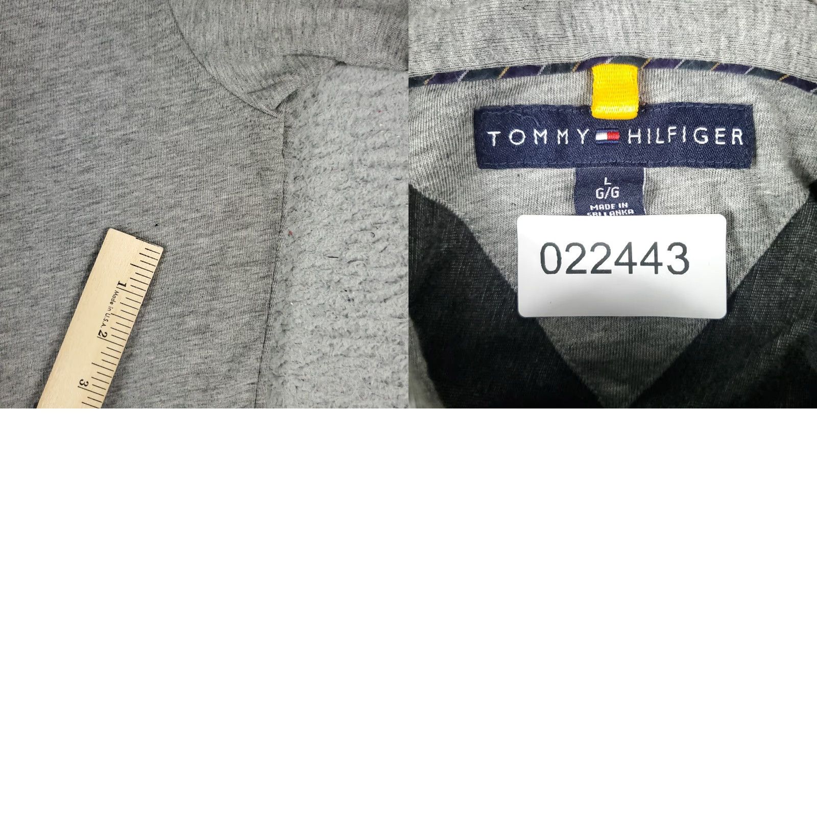 Tommy Hilfiger Tommy Hilfiger Shirt Men L Gray Short Sleeve Button-Up Cotton Casual Logo Mens Size US L / EU 52-54 / 3 - 8 Thumbnail
