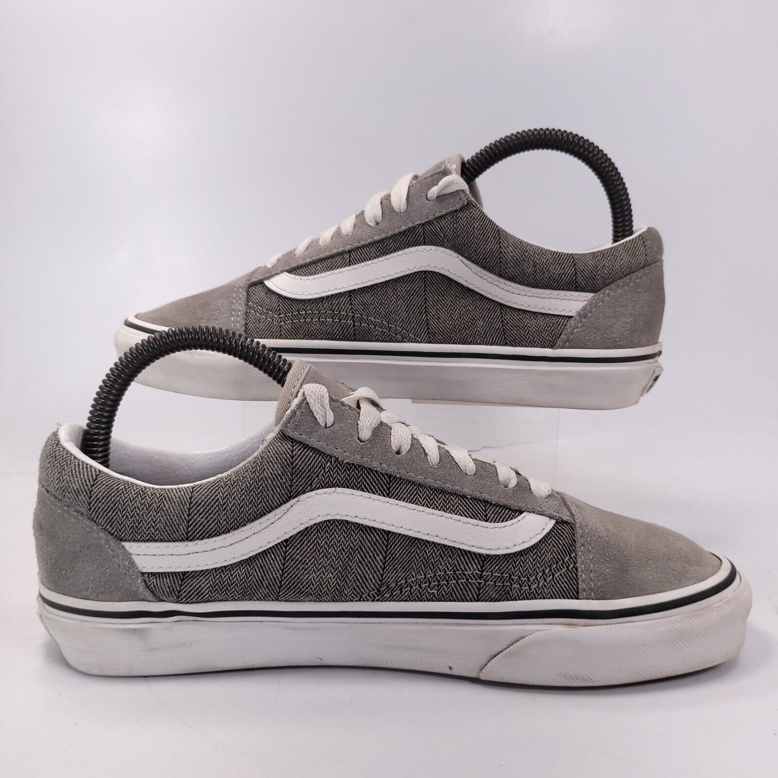 Vans Vans Off the Wall Old Skool Shoe Womens Size 7 508731 Gray Size US 7 / IT 37 - 6 Thumbnail