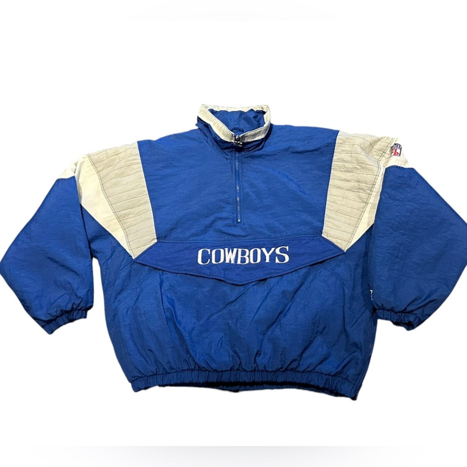 Starter Starter Dallas Cowboys Insulated Quarter Zip JacketLogos XXL Size US XXL / EU 58 / 5 - 1 Thumbnail