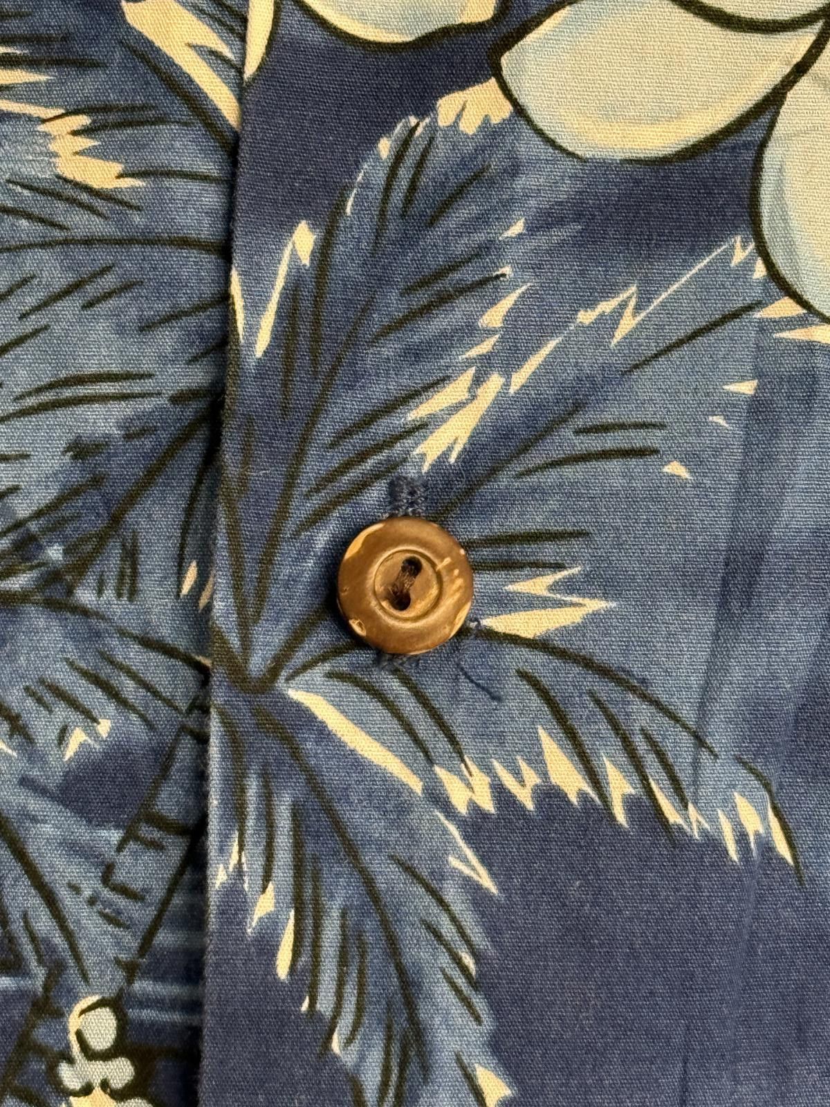 Other Two Palms Mens Hawaiian Shirt Plumeria Made in Hawaii Shirt Size US L / EU 52-54 / 3 - 3 Thumbnail