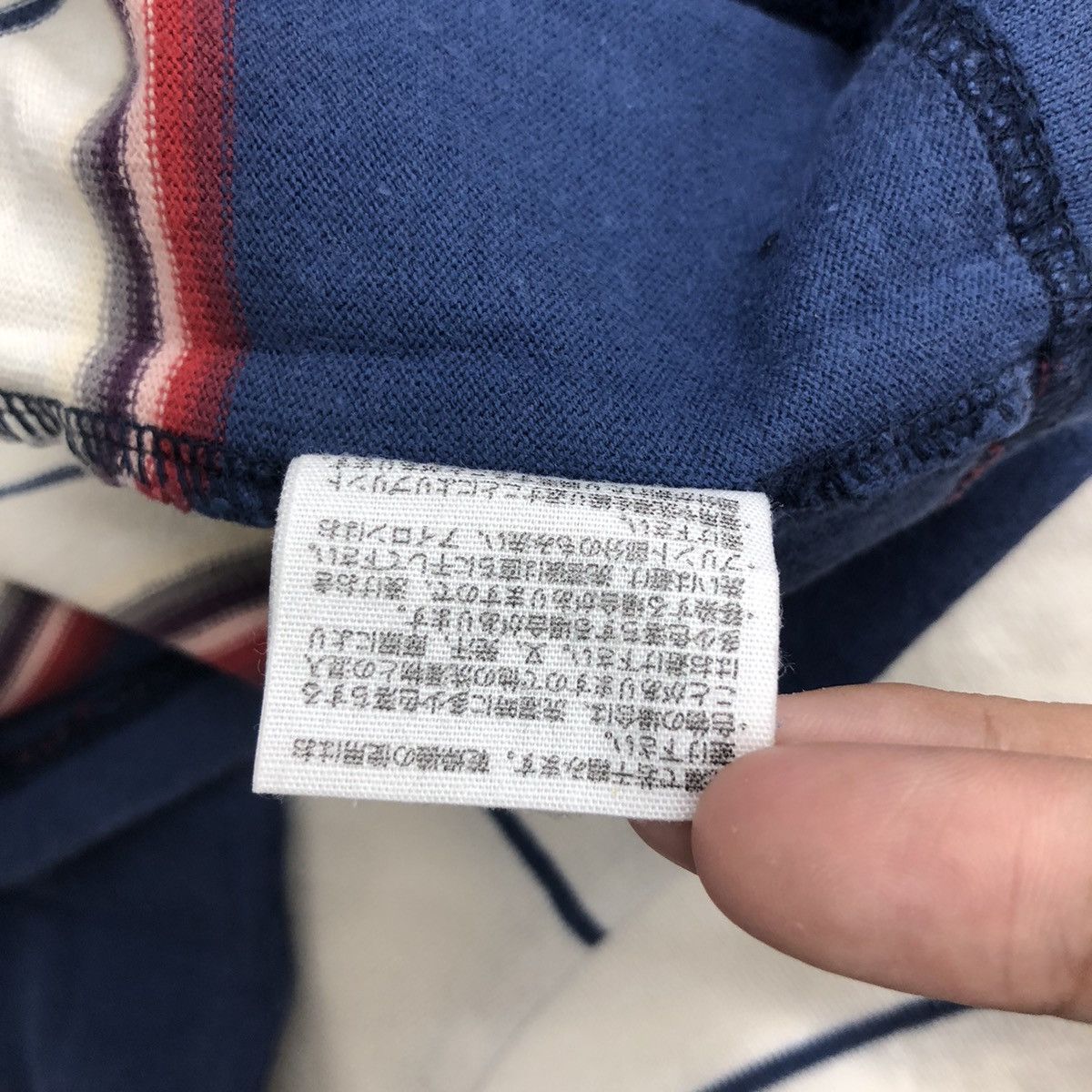 Indigo WAREHOUSE Stripes T-Shirt Indigo Japan Size US M / EU 48-50 / 2 - 7 Thumbnail