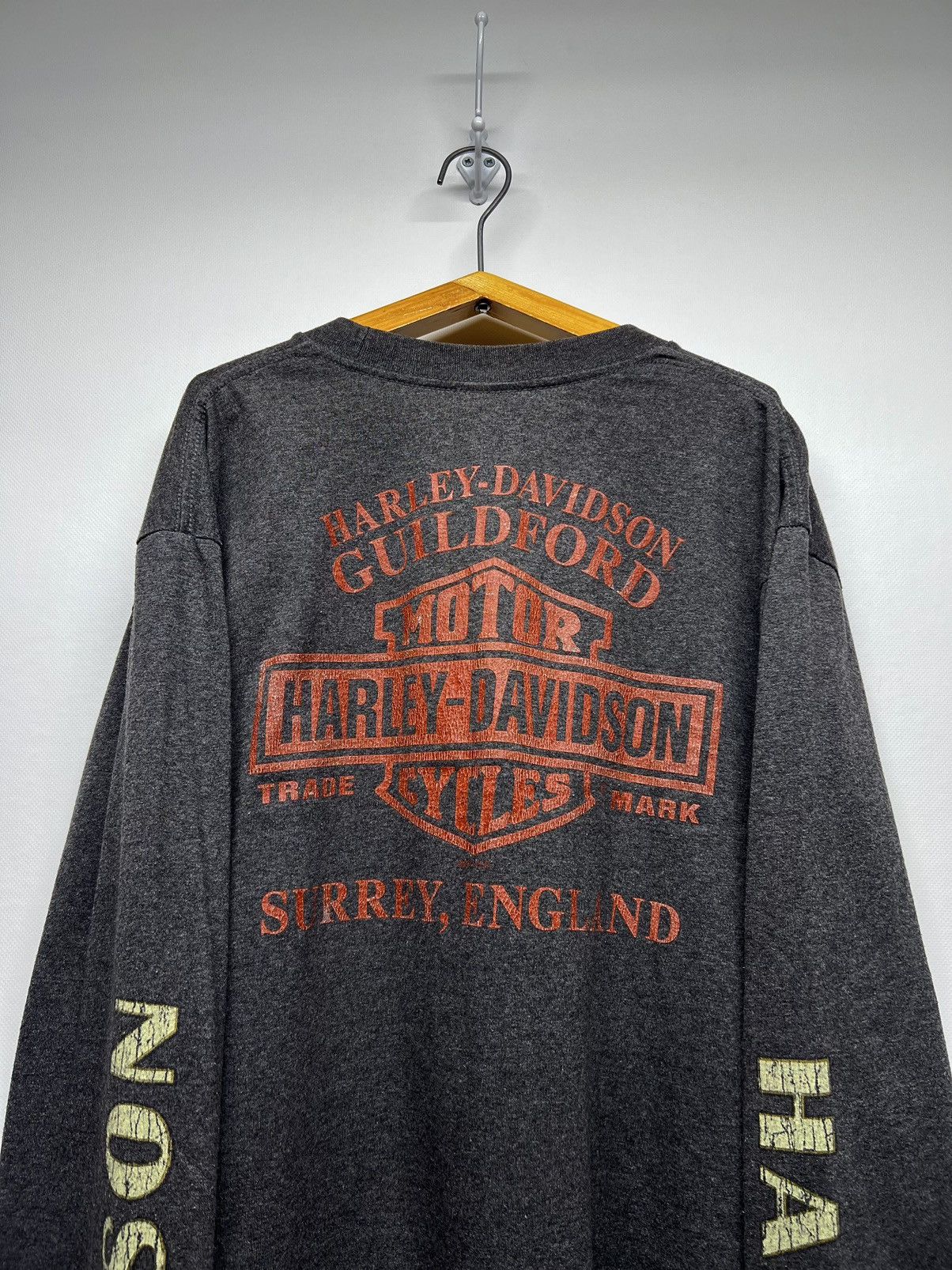 Vintage Vintage Y2k Harley Davidson 🩶 Motorcycles Long Sleeve 00’s Size US L / EU 52-54 / 3 - 4 Thumbnail