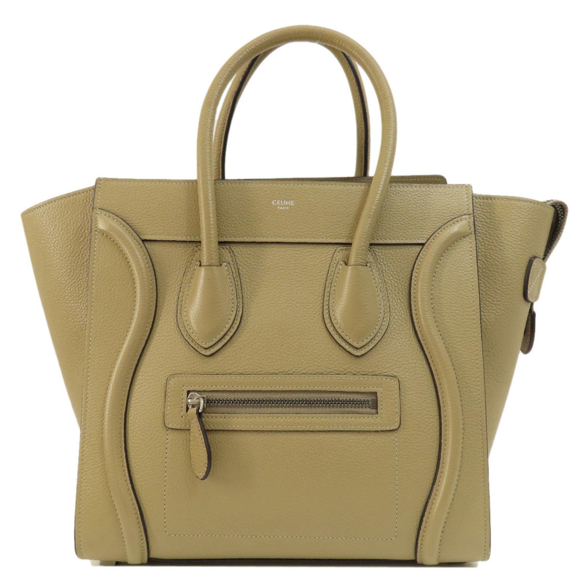 image of Celine Céline Luggage Handbag in Beige, Women's