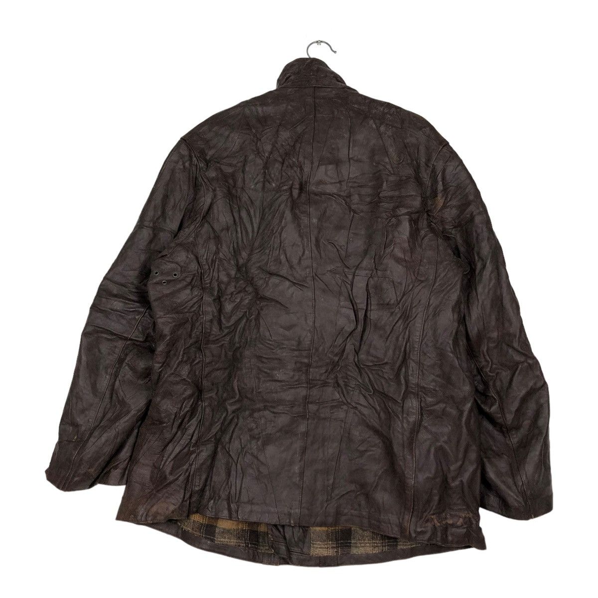 Vintage 🔥VINTAGE BIKER AERO LEATHER JACKET CARGO POCKET JAPAN Size US M / EU 48-50 / 2 - 8 Thumbnail