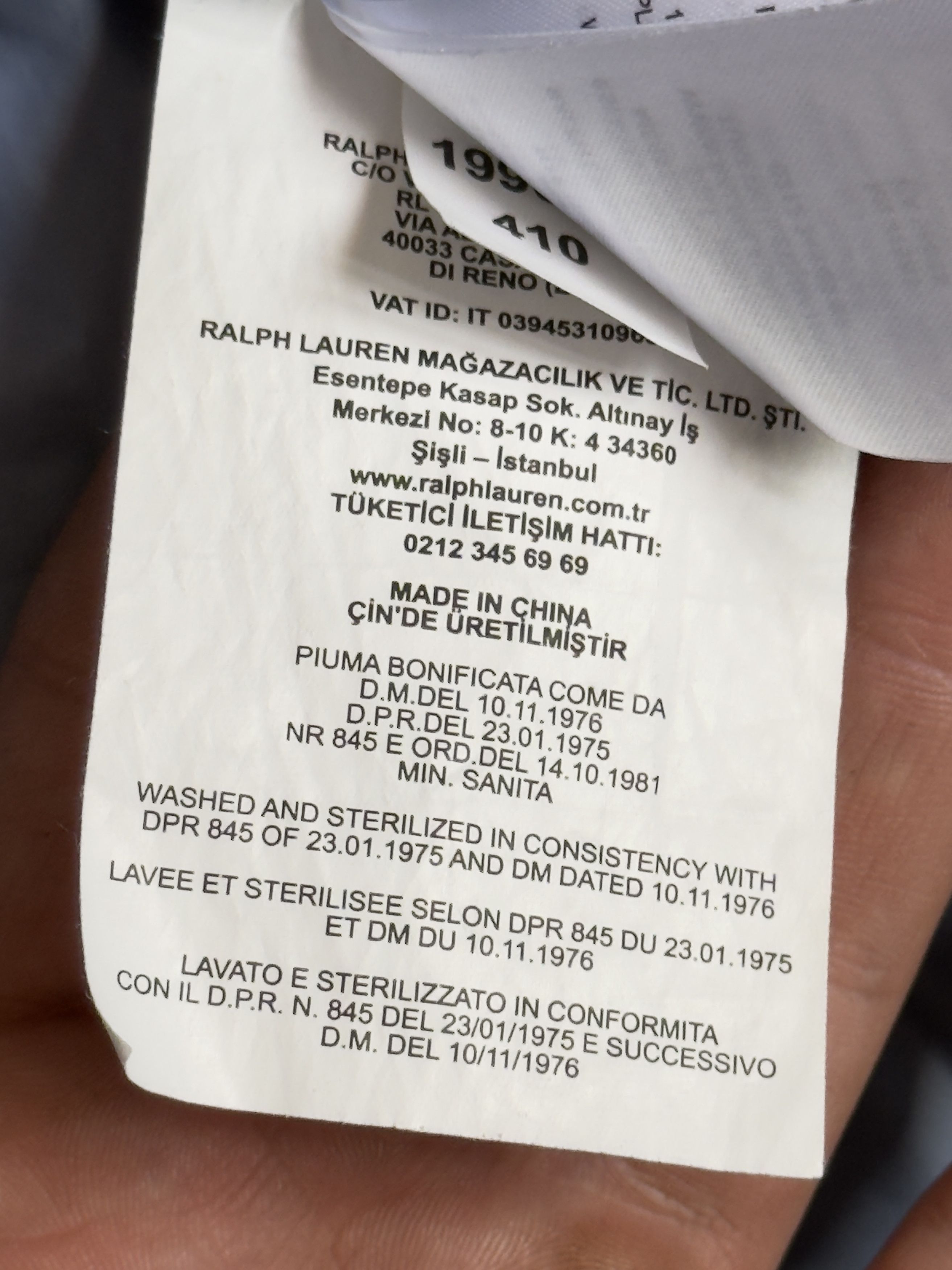 Ralph Lauren 🔥 light blue puffer jacket size xl polo RLL Ralph Lauren Size XL / US 12-14 / IT 48-50 - 10 Thumbnail