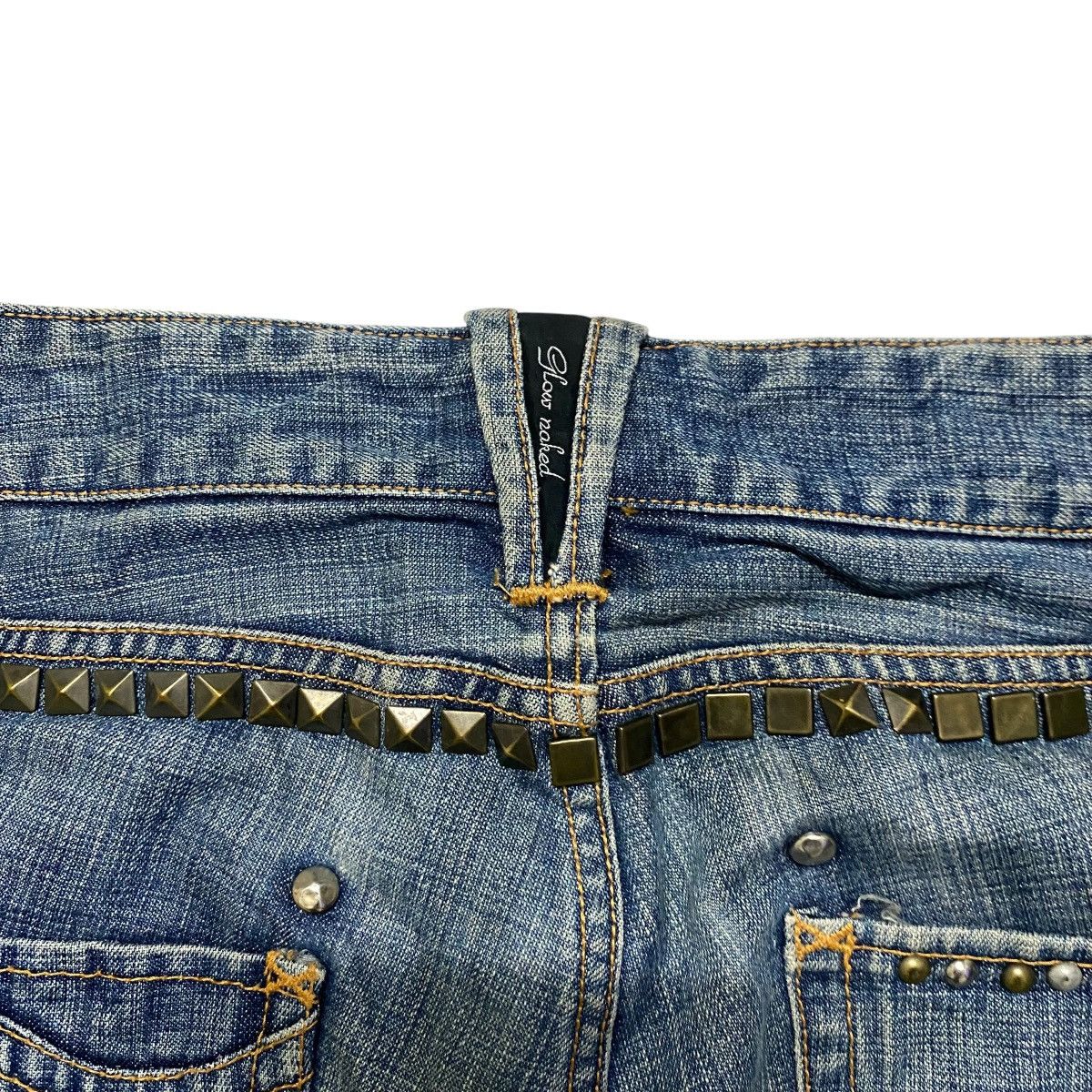 Vintage GLOW NAKED Studded Embellish Denim Skinny Jeans Size US 30 / EU 46 - 14 Thumbnail