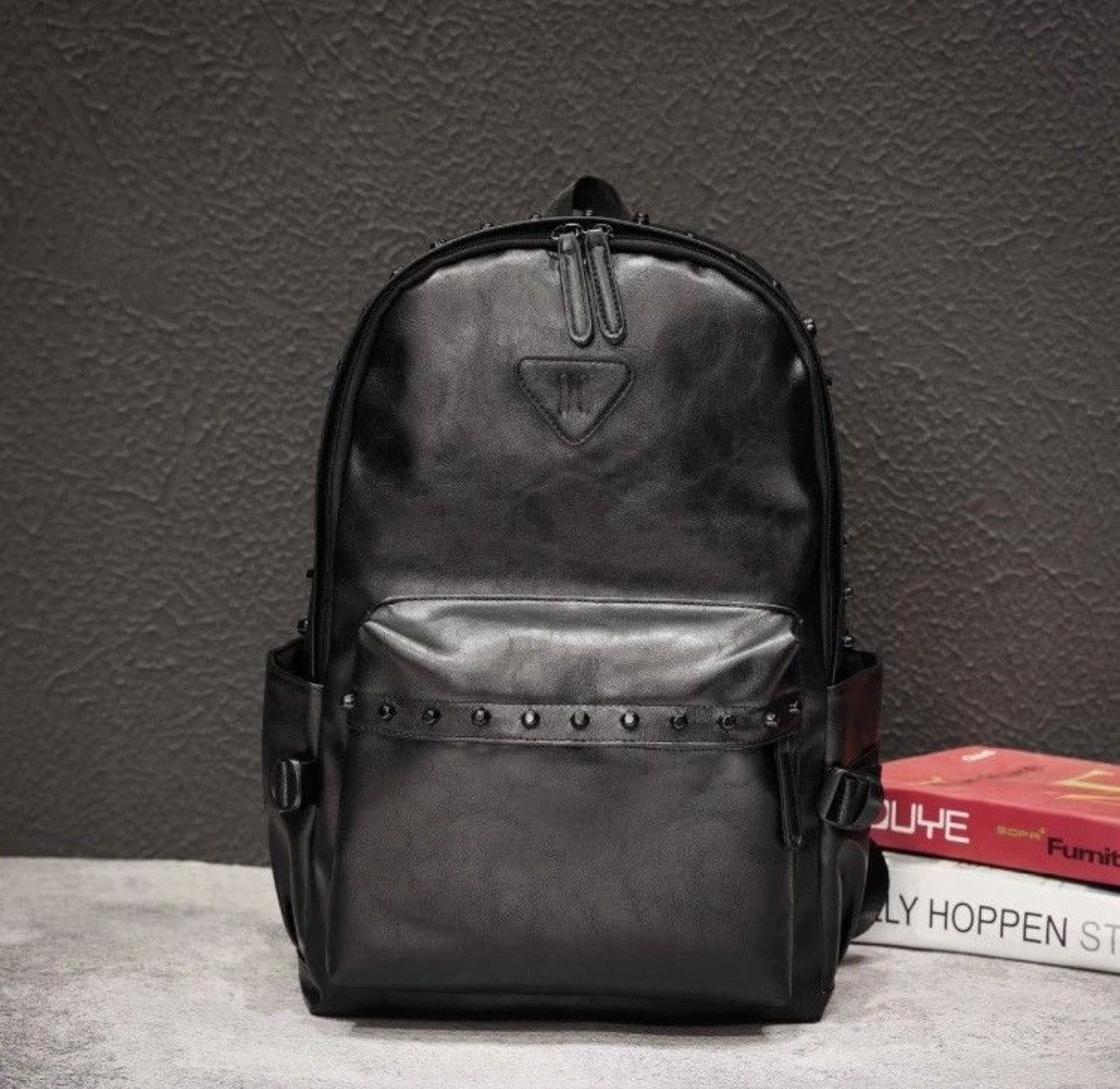 Other PU Leather Rivet Backpack Size ONE SIZE - 1 Thumbnail