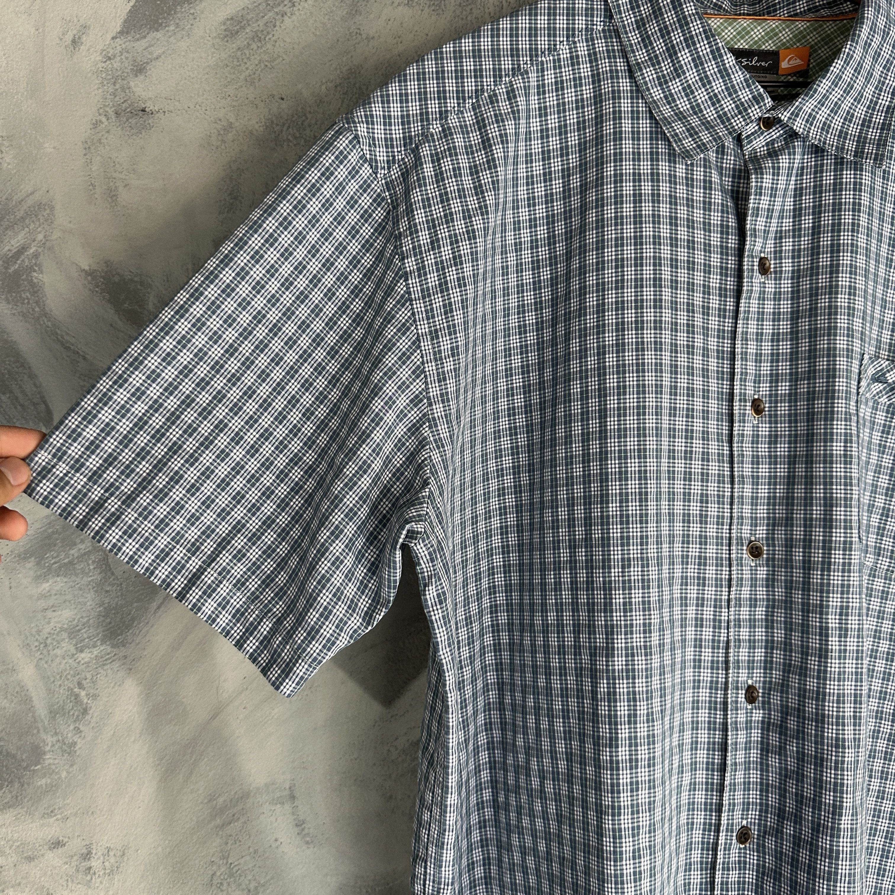 Quiksilver Quicksilver Waterman Button Up Shirt Mens Check Size US XL / EU 56 / 4 - 3 Thumbnail