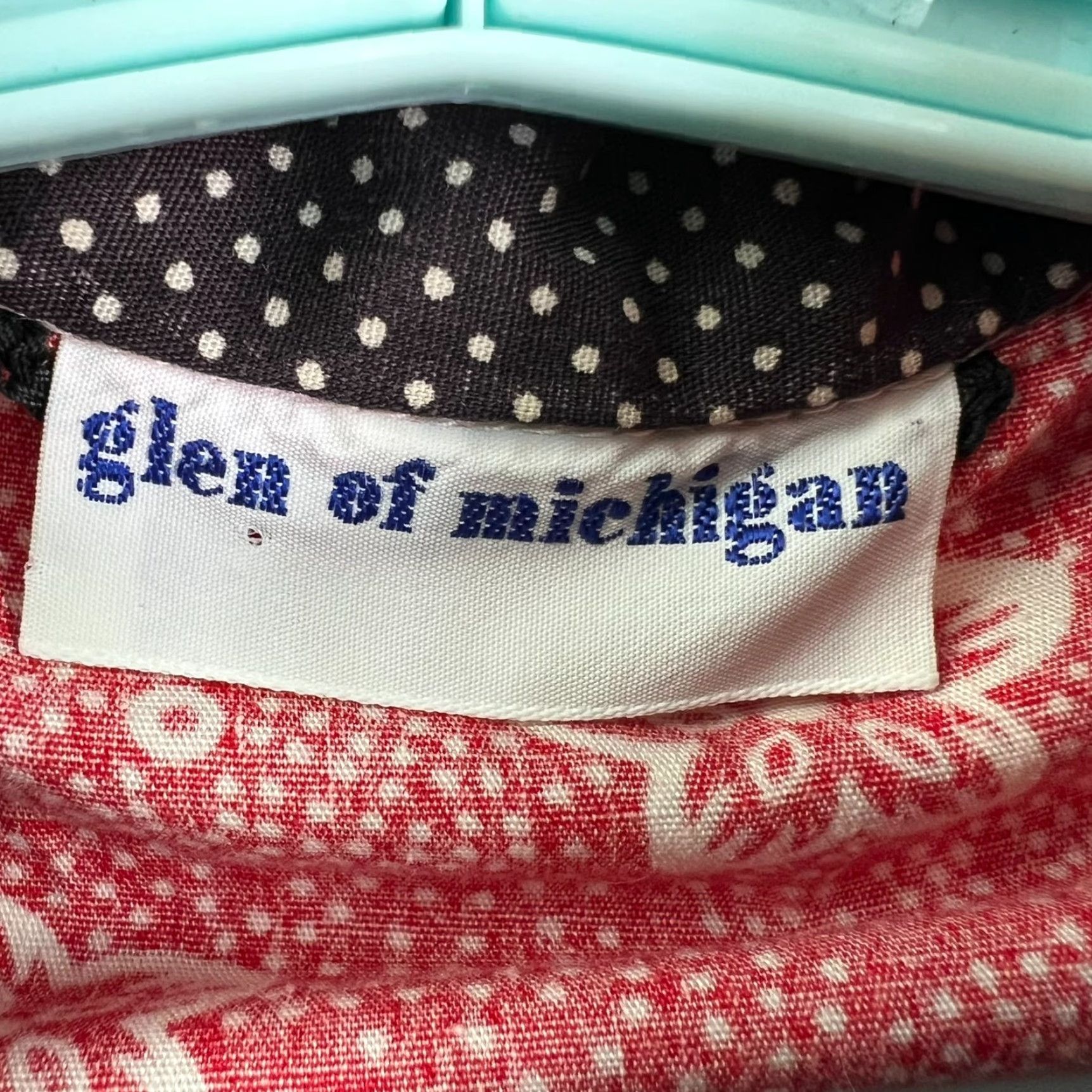 Vintage Vintage Michigan Women's Size S Long Sleeve Floral Button-Up Shirt Red Black Size S / US 4 / IT 40 - 5 Thumbnail