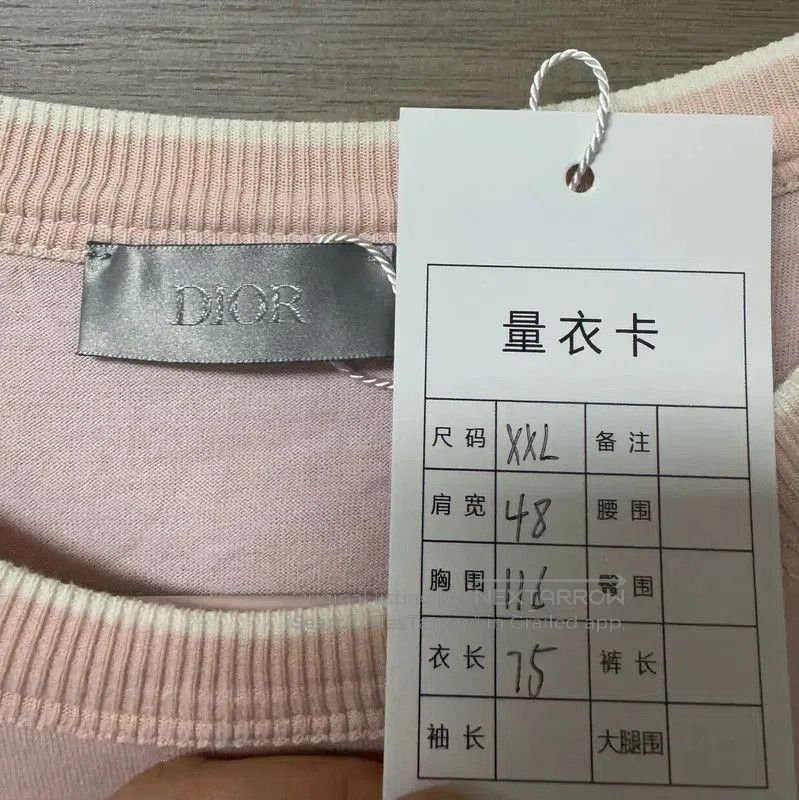 Other Dior Pink Cotton Women's T. Size XS / US 0-2 / IT 36-38 - 4 Thumbnail