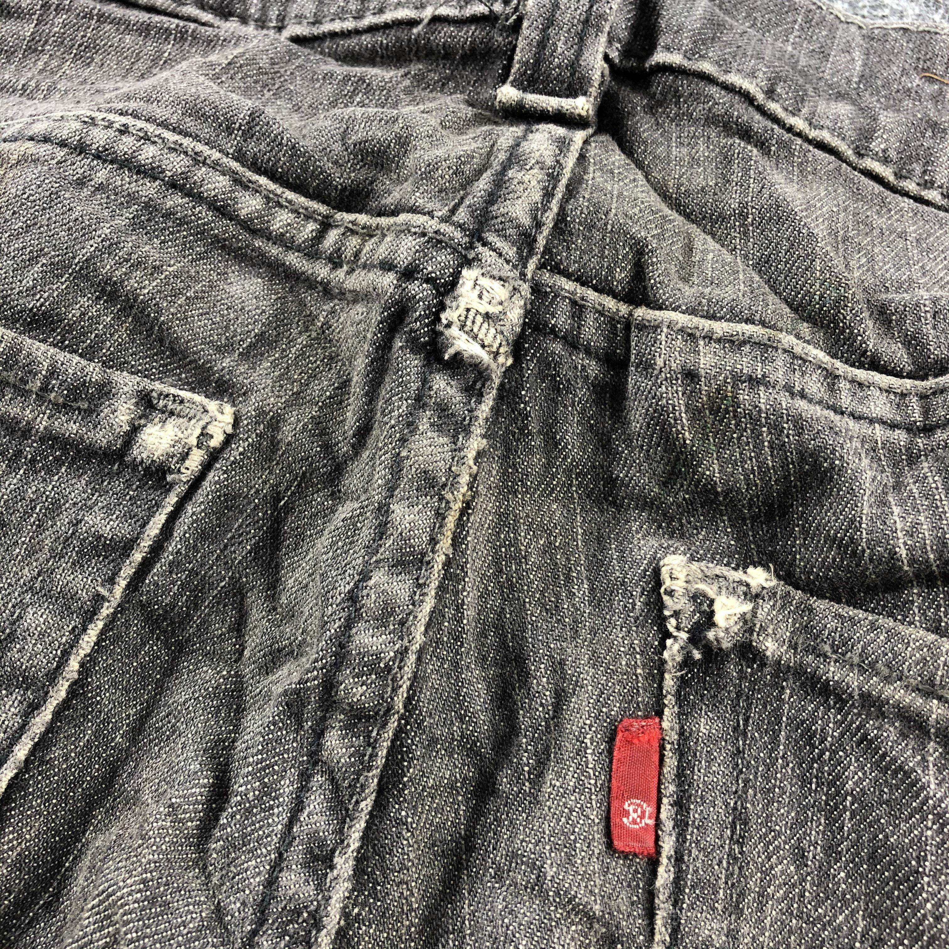 Levi's Vintage Faded Black Levis 511 Jeans-J2675 Size US 31 - 8 Thumbnail