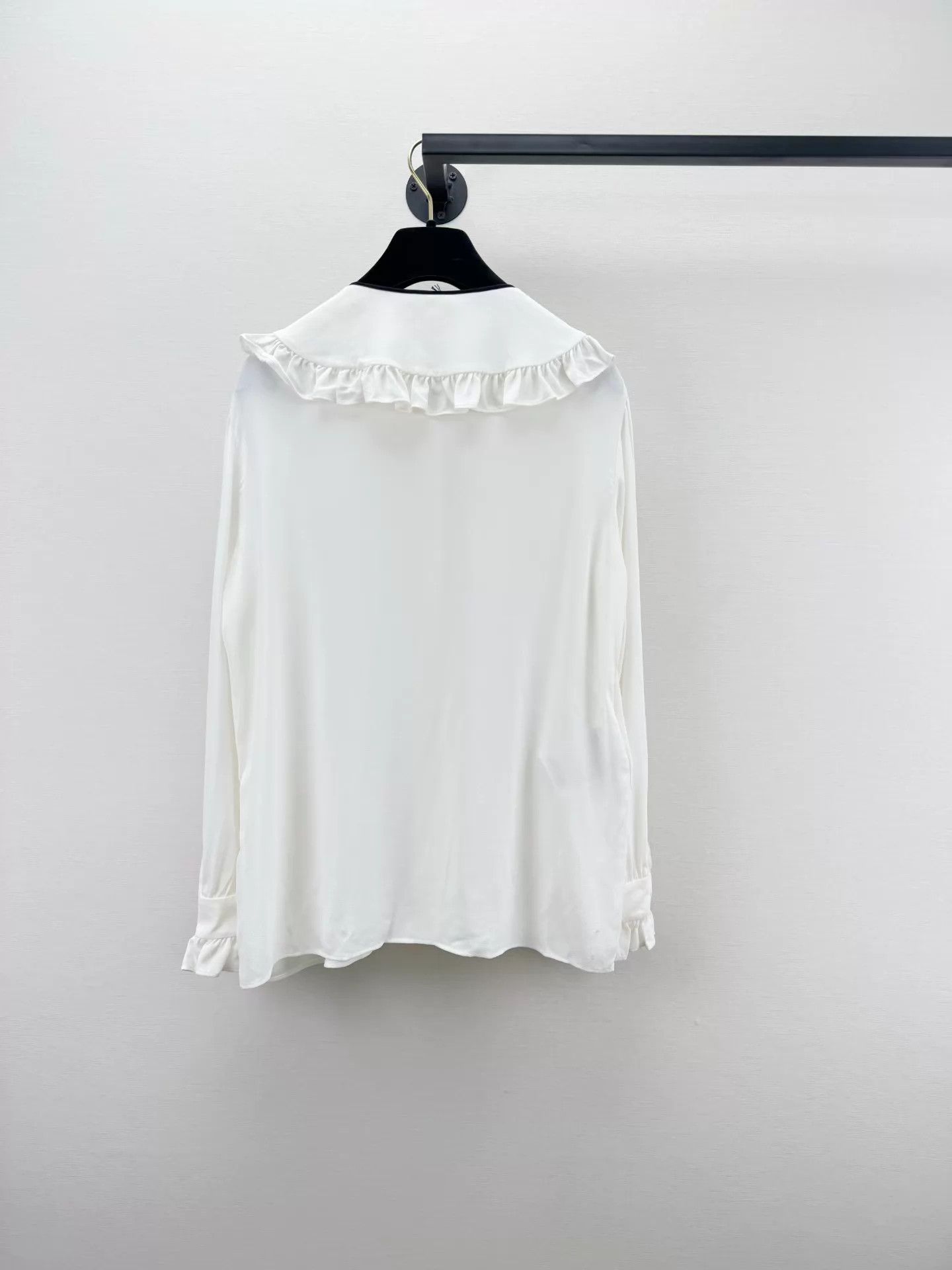 Miu Miu MIU MIU Women's Silk Shirt New with Tags 36 Size XS / US 0-2 / IT 36-38 - 4 Thumbnail