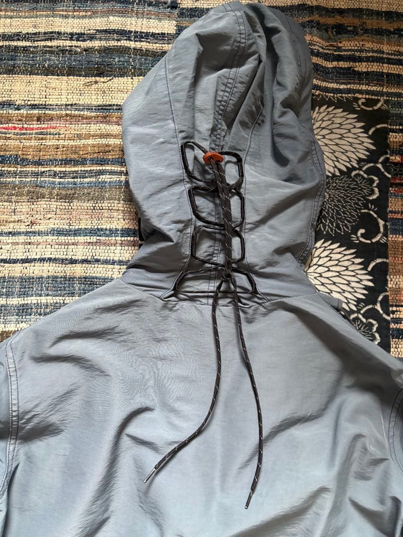 Kapital KAPITAL Hooded Mountain Parka Blue Nylon with Elbow Patche Size US M / EU 48-50 / 2 - 15 Thumbnail