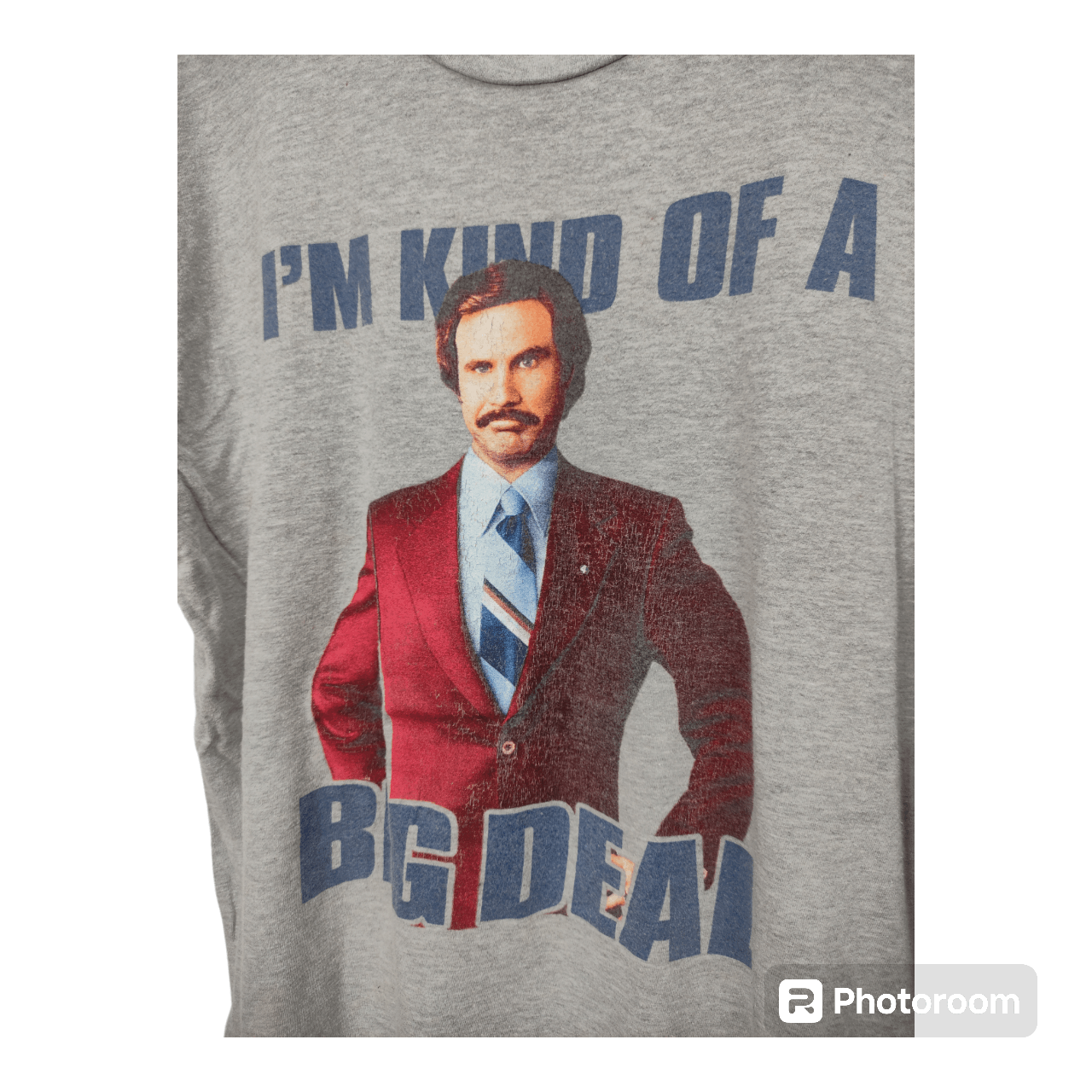 Tultex THE ANCHORMAN BIG DEAL T-SHIRT Size US L / EU 52-54 / 3 - 2 Thumbnail