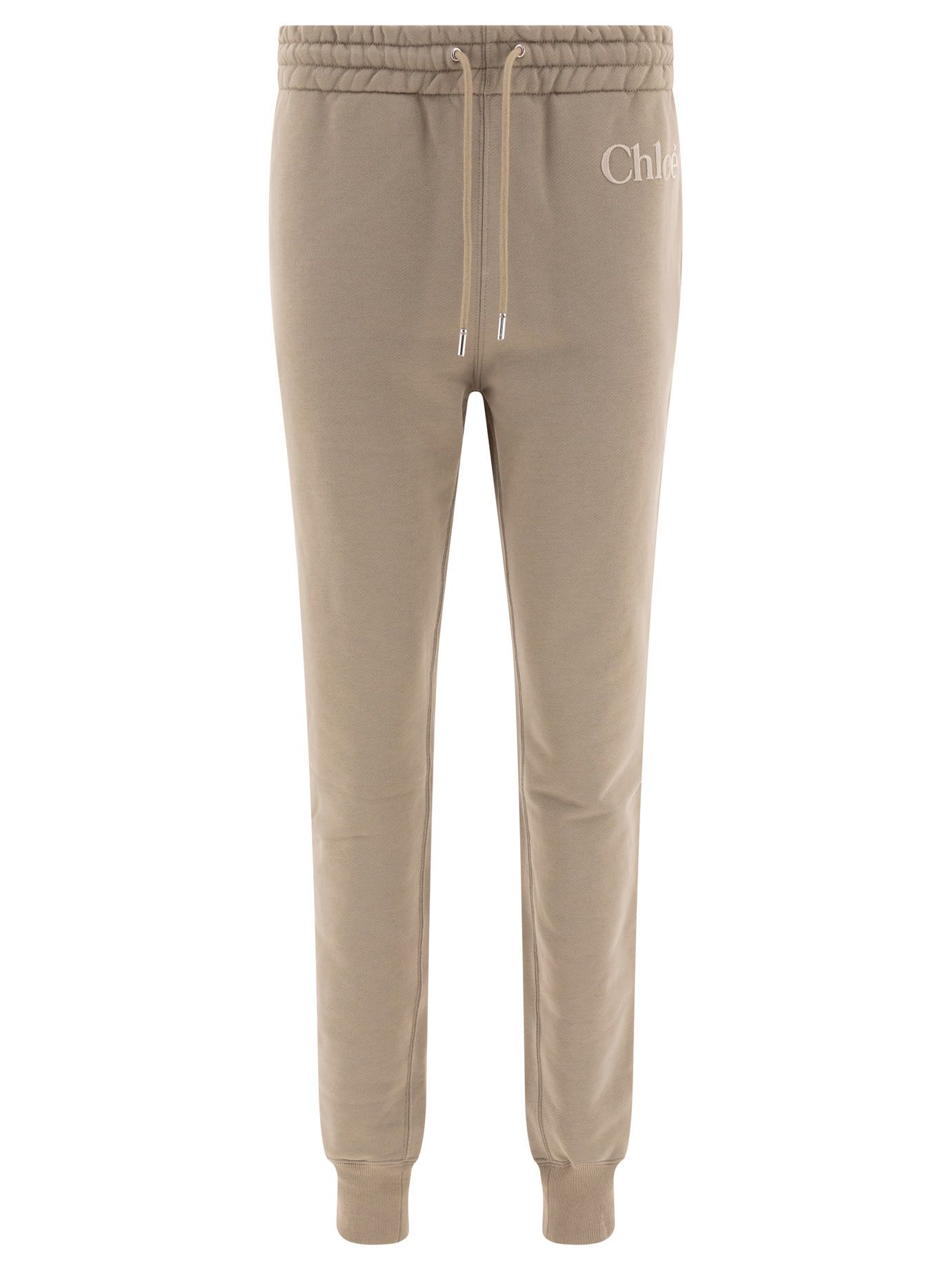Chloe Cotton Fleece Joggers Size 34" / US 12 / IT 48 - 1 Thumbnail