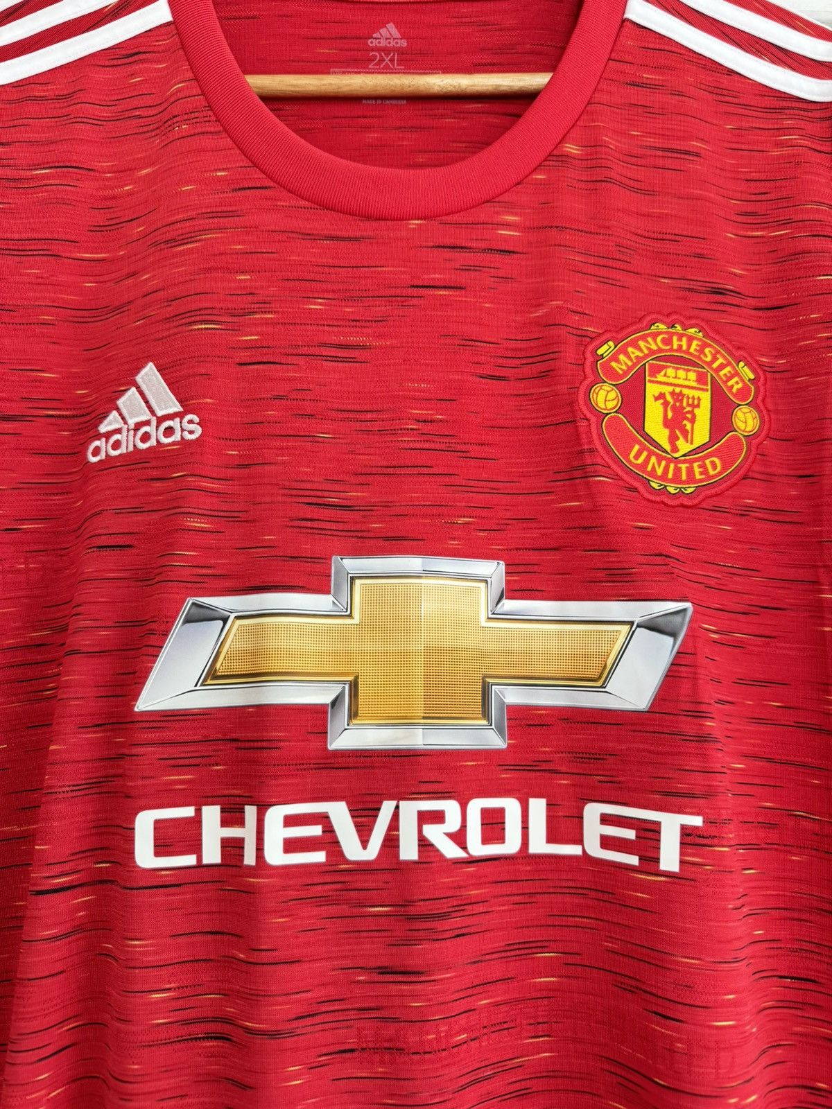 Adidas Manchester United 2020-2021 Home Soccer Jersey Football Kit Size US XXL / EU 58 / 5 - 6 Thumbnail