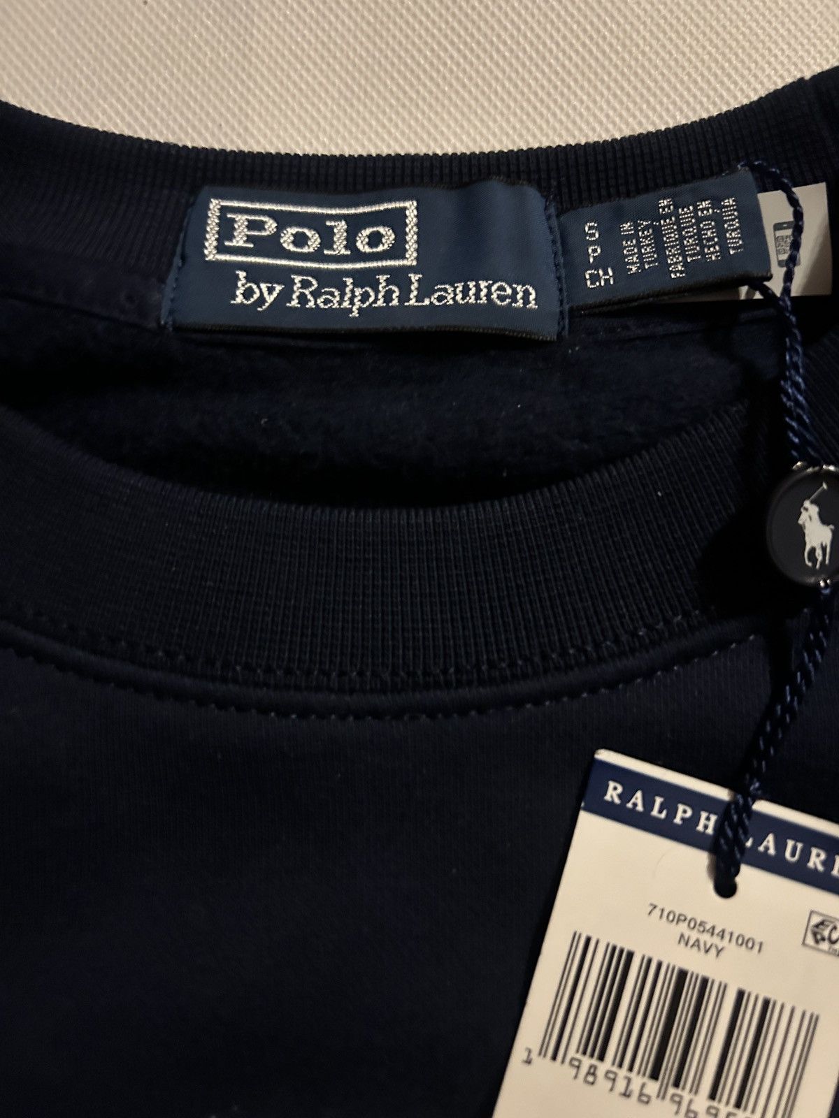 Polo Ralph Lauren Polo Ralph Lauren Vintage Fit Flag Fleece Sweatshirt Size S / US 4 / IT 40 - 8 Thumbnail