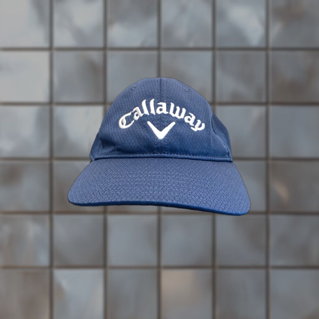 Callaway Callaway Hat Cap Men One Size Blue Strapback Performance Lightweight Logo Golf Size ONE SIZE - 1 Thumbnail