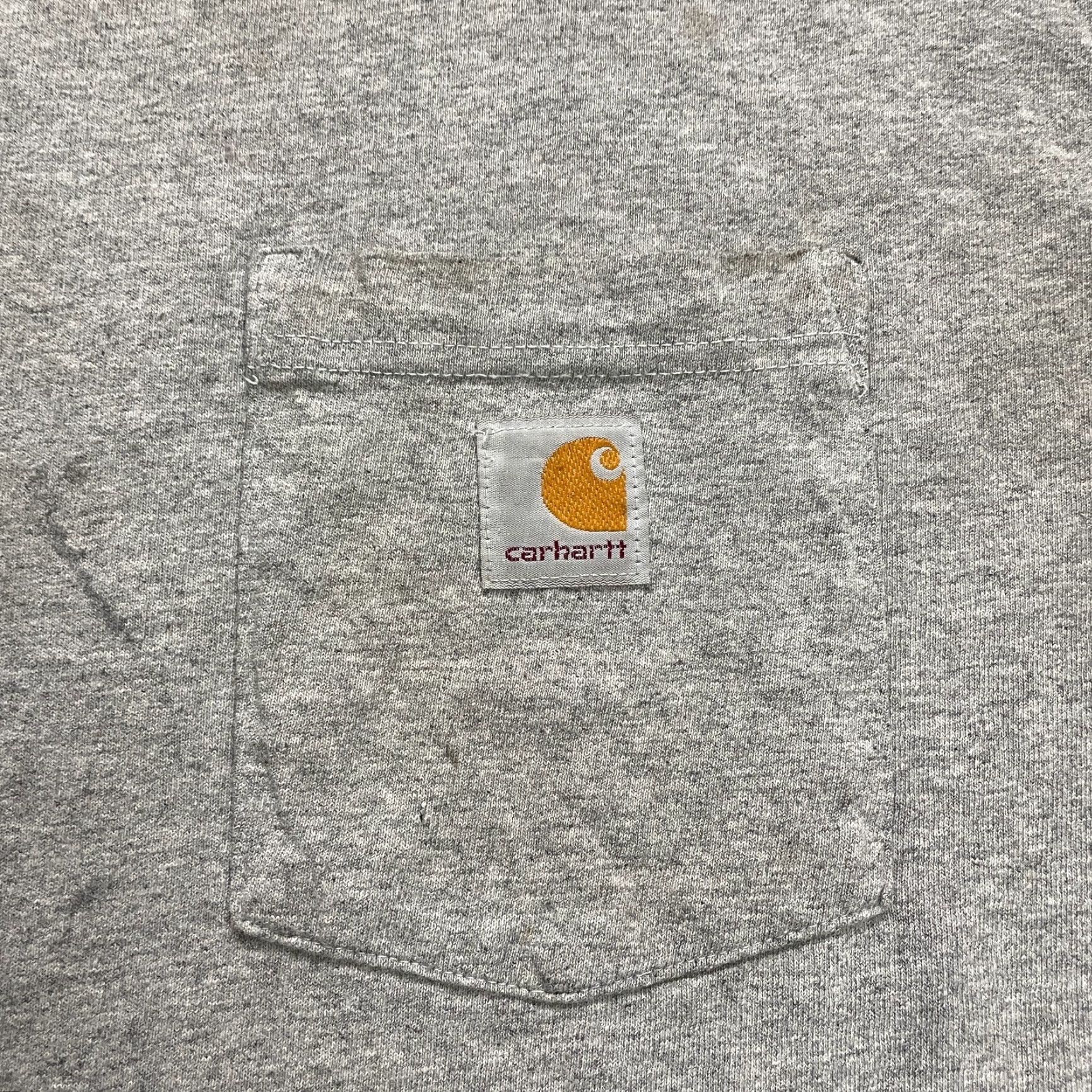 Carhartt VINTAGE Carhartt K87 Loose Fit T-Shirt Men Large Gray Crew Neck Cotton Casual Pocket Tee Size US L / EU 52-54 / 3 - 4 Thumbnail