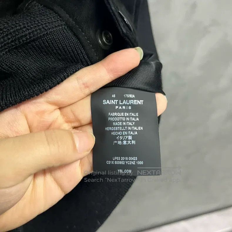 Saint Laurent Paris Saint Laurent Paris Classic Black Suede Jacket Size US S / EU 44-46 / 1 - 4 Thumbnail