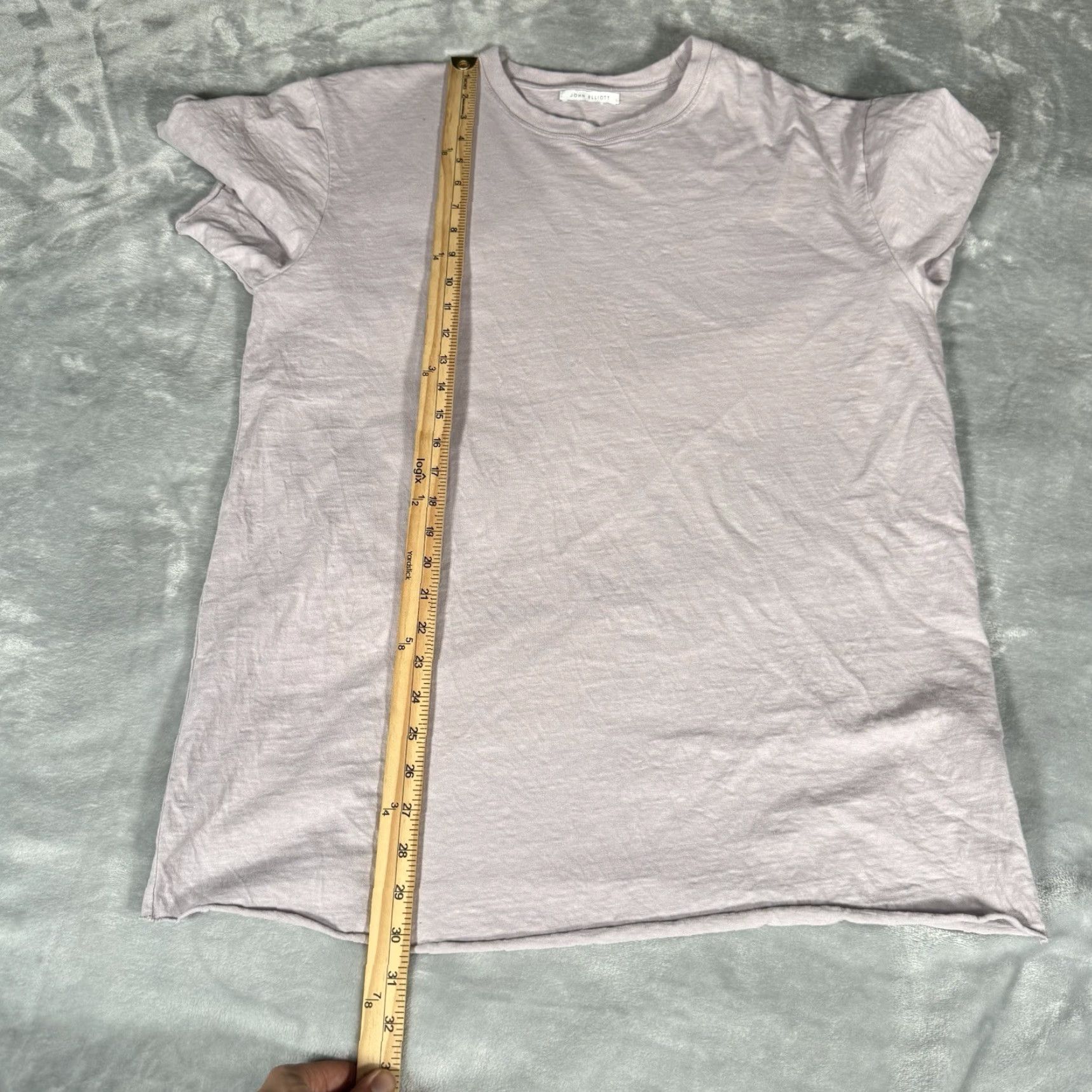 John Elliott John Elliot T Shirt Mens L Purple USA Made Crew Neck Short Sleeve Regular Fit cotton Logo 3 (Fits L) Oversized Size US L / EU 52-54 / 3 - 8 Thumbnail