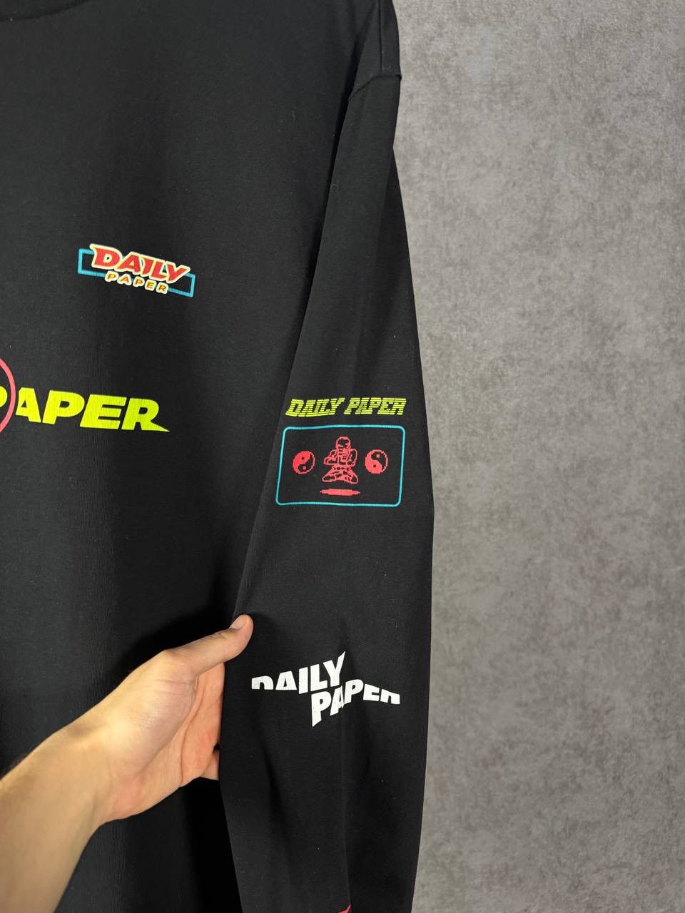 Daily Paper Daily Paper designer streetwear Y2K overprinted longsleeve Size US XL / EU 56 / 4 - 6 Thumbnail