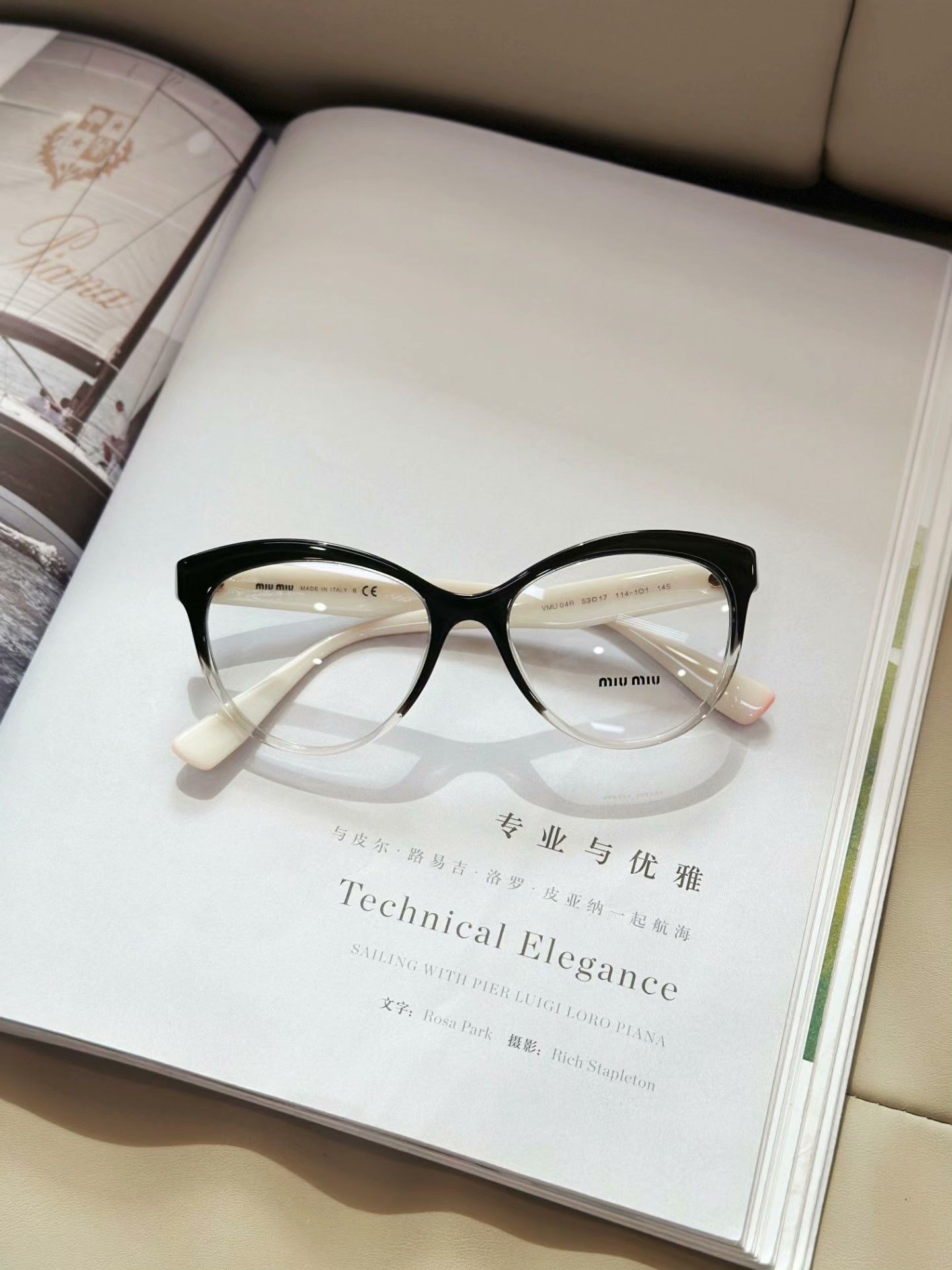 Miu Miu Miumiu Black Square-Round Plain Glasses Size ONE SIZE - 1 Thumbnail