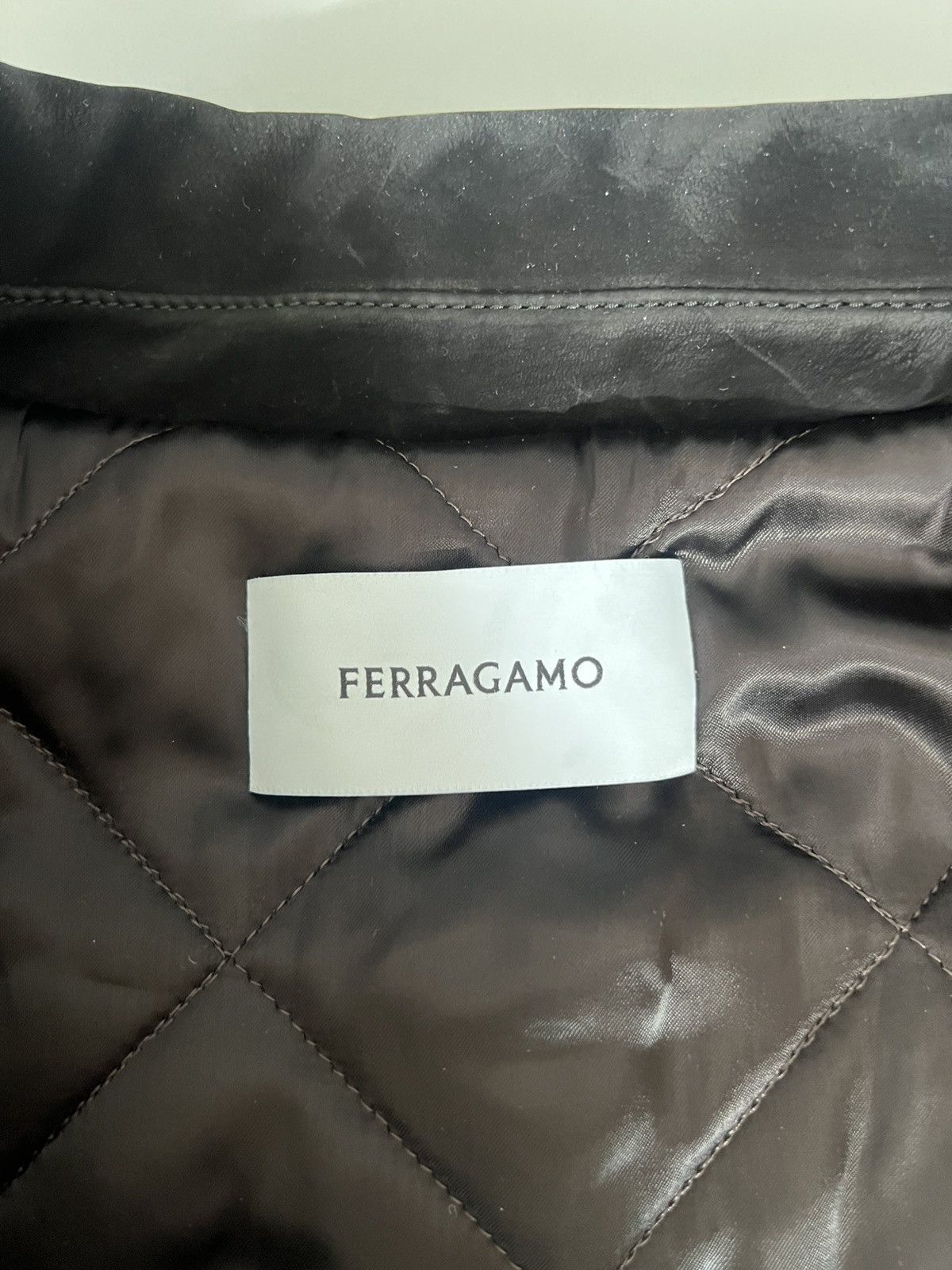 Salvatore Ferragamo $3.2K VALUE Padded Denim Blouson Jacket Size US XL / EU 56 / 4 - 10 Thumbnail