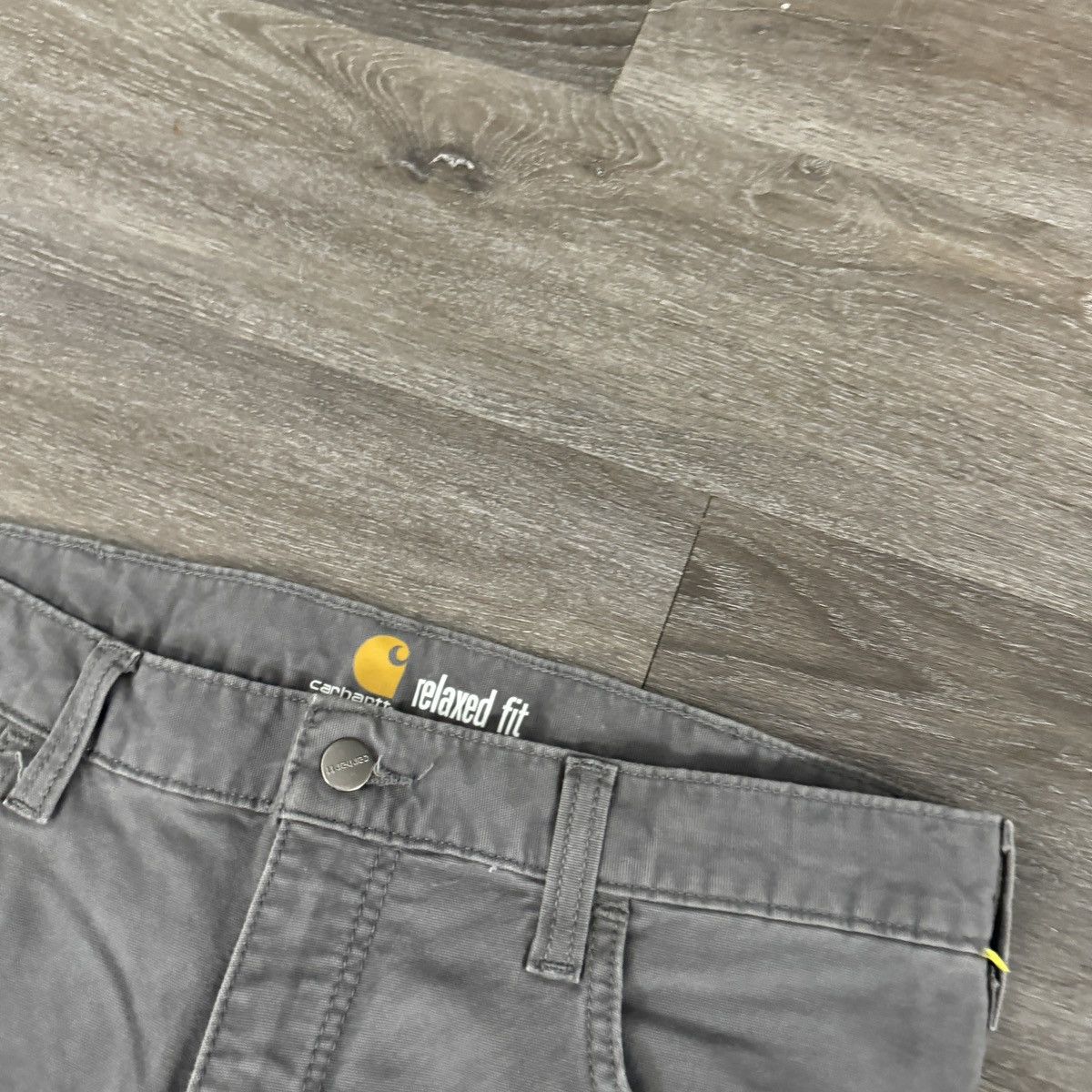 Carhartt × Vintage Essential vintage Y2K Carhartt wide leg grey pants Size US 34 / EU 50 - 5 Thumbnail