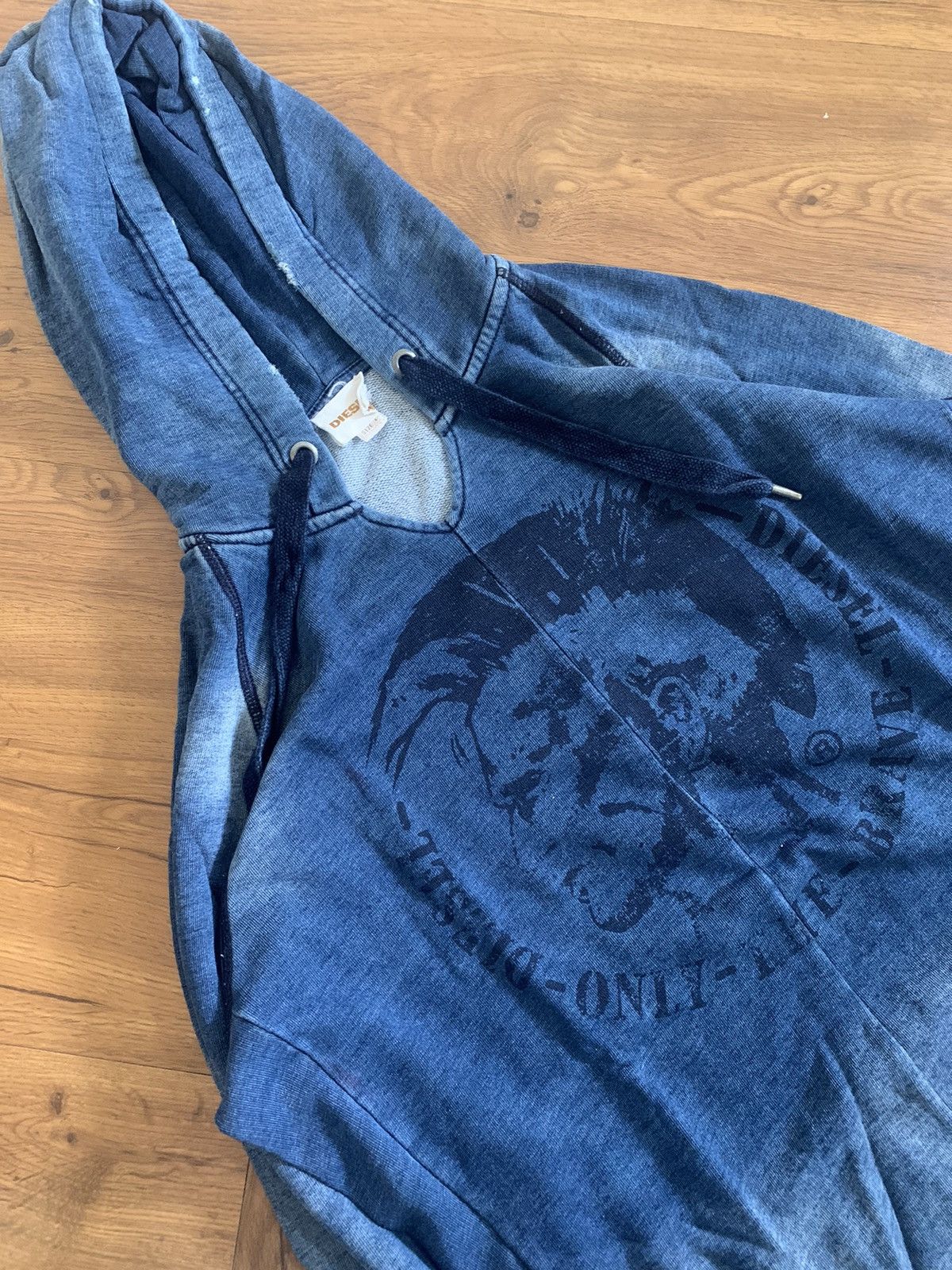 Diesel × If Six Was Nine × Le Grande Bleu (L.G.B.) DIESEL HOODIE Big logo Size US L / EU 52-54 / 3 - 1 Thumbnail