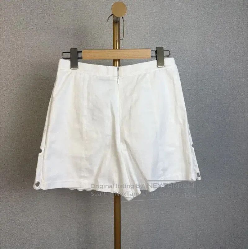 Valentino Valentino White Cotton Summer Skirt . Size 23" - 2 Thumbnail