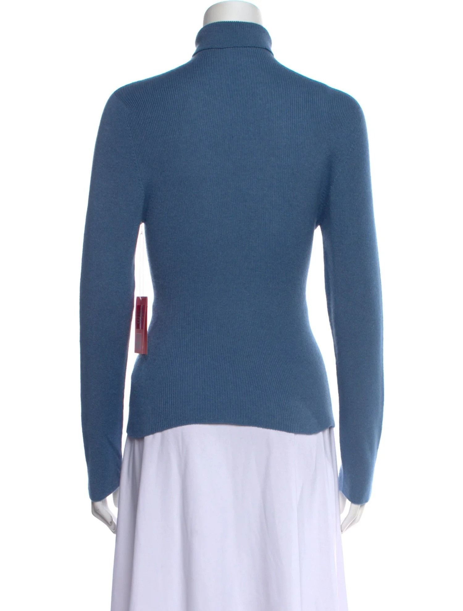 The Elder Statesman $650 The Elder Statesman Delicash Peacock Turtleneck Size S / US 4 / IT 40 - 3 Thumbnail