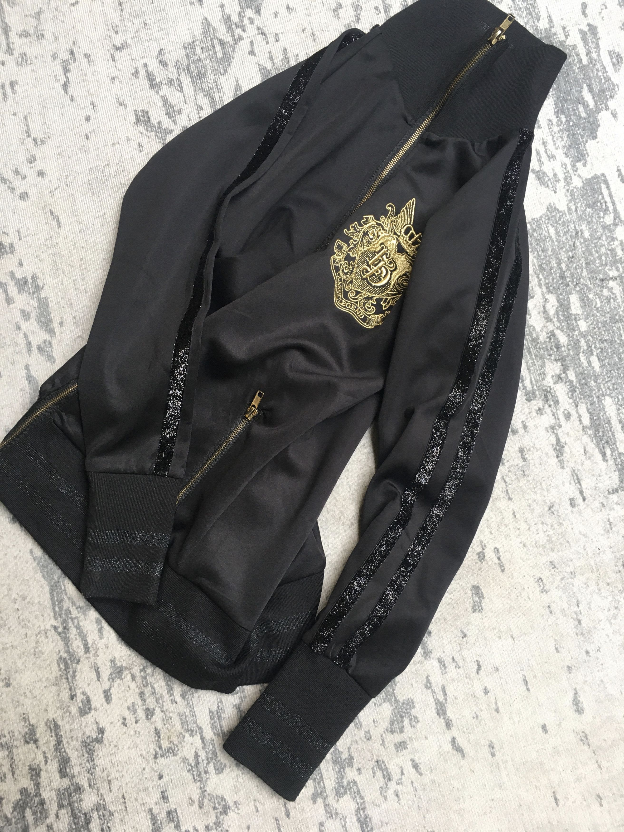 Japanese Brand The Dolls Gold Embroidery Glitter LizLisa Doll Double Zipper Size US S / EU 44-46 / 1 - 10 Thumbnail