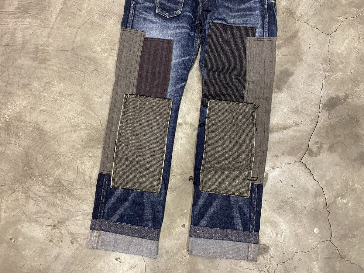 Comme des Garcons × Junya Watanabe Junya watanabe - CDG - F/W 13 - Patchwork Denim Size US 33 - 3 Thumbnail