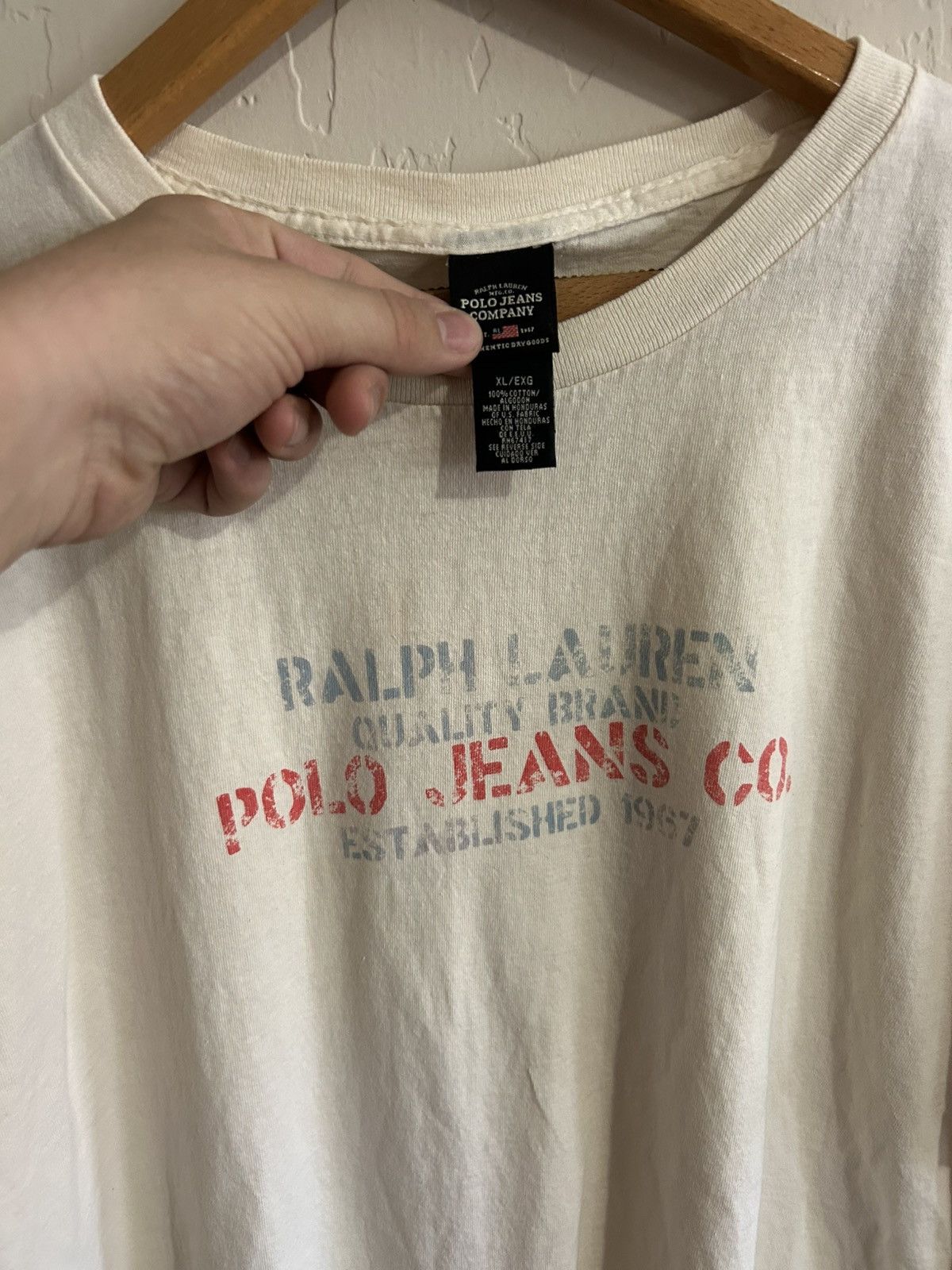 Polo Ralph Lauren Vintage Ralph Lauren Polo Jeans Shirt Size XL Size US XL / EU 56 / 4 - 2 Thumbnail