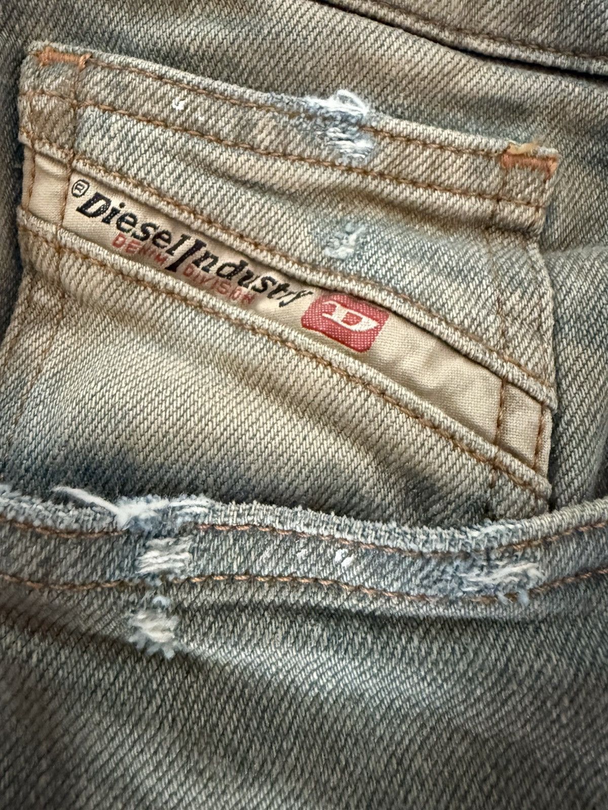 Diesel Baggy Distressed Faded Diesel D-Sire Denim Size US 32 / EU 48 - 5 Thumbnail
