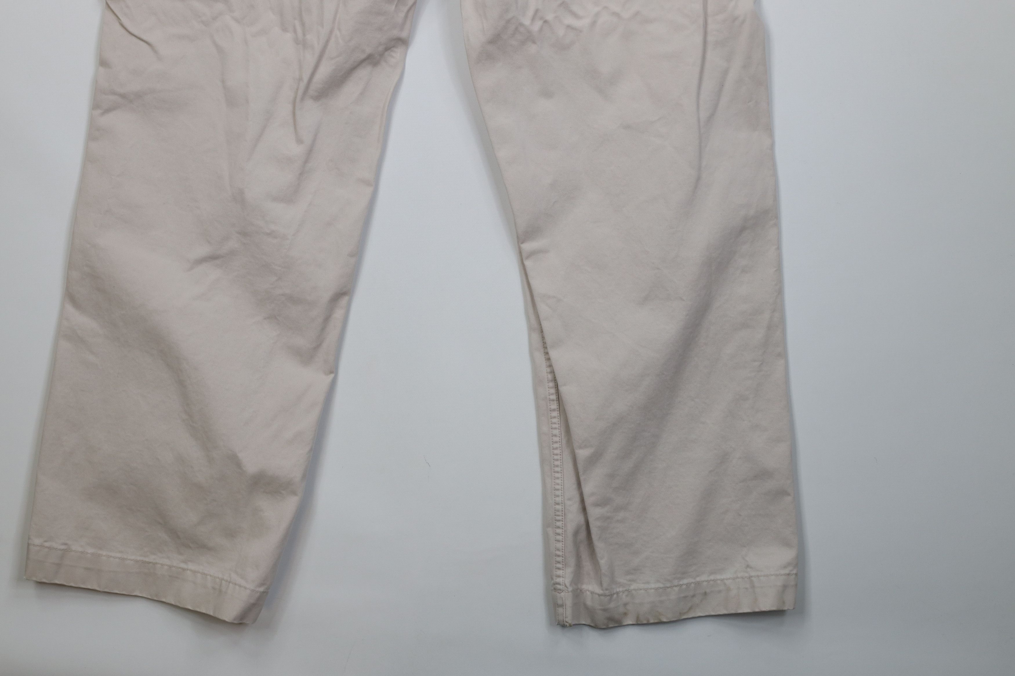 Gap Vintage Y2K Gap Modern Hipster Wide Leg Chino Pants Beige Size US 33 - 13 Thumbnail