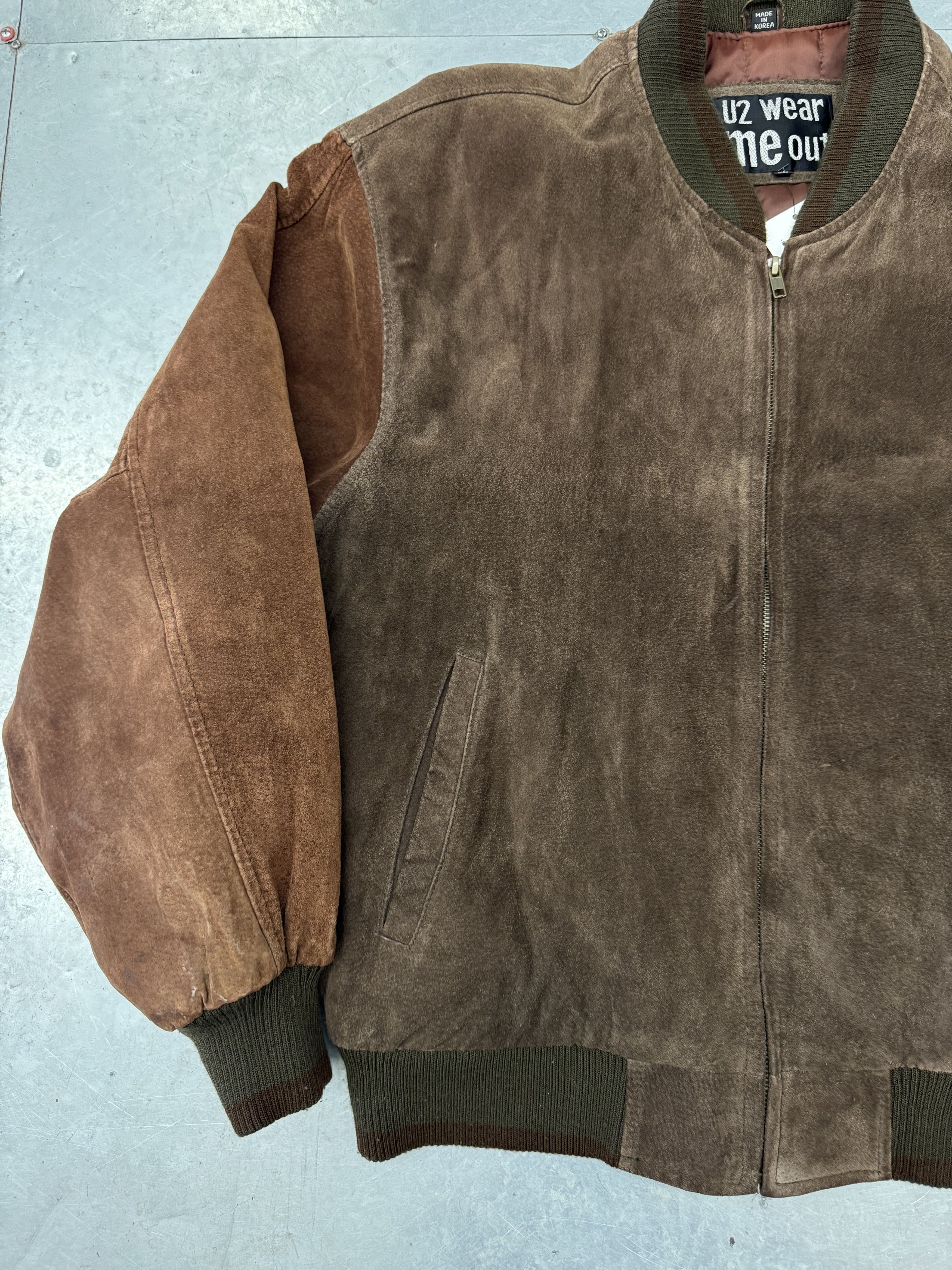 Vintage U2 Wear Me Out Leather Jacket