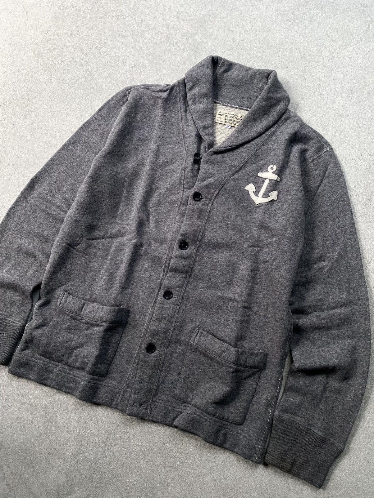 Beams Japan × Beams Plus × Japanese Brand Beams heart shawl collar cardigan jacket Size US M / EU 48-50 / 2 - 3 Thumbnail