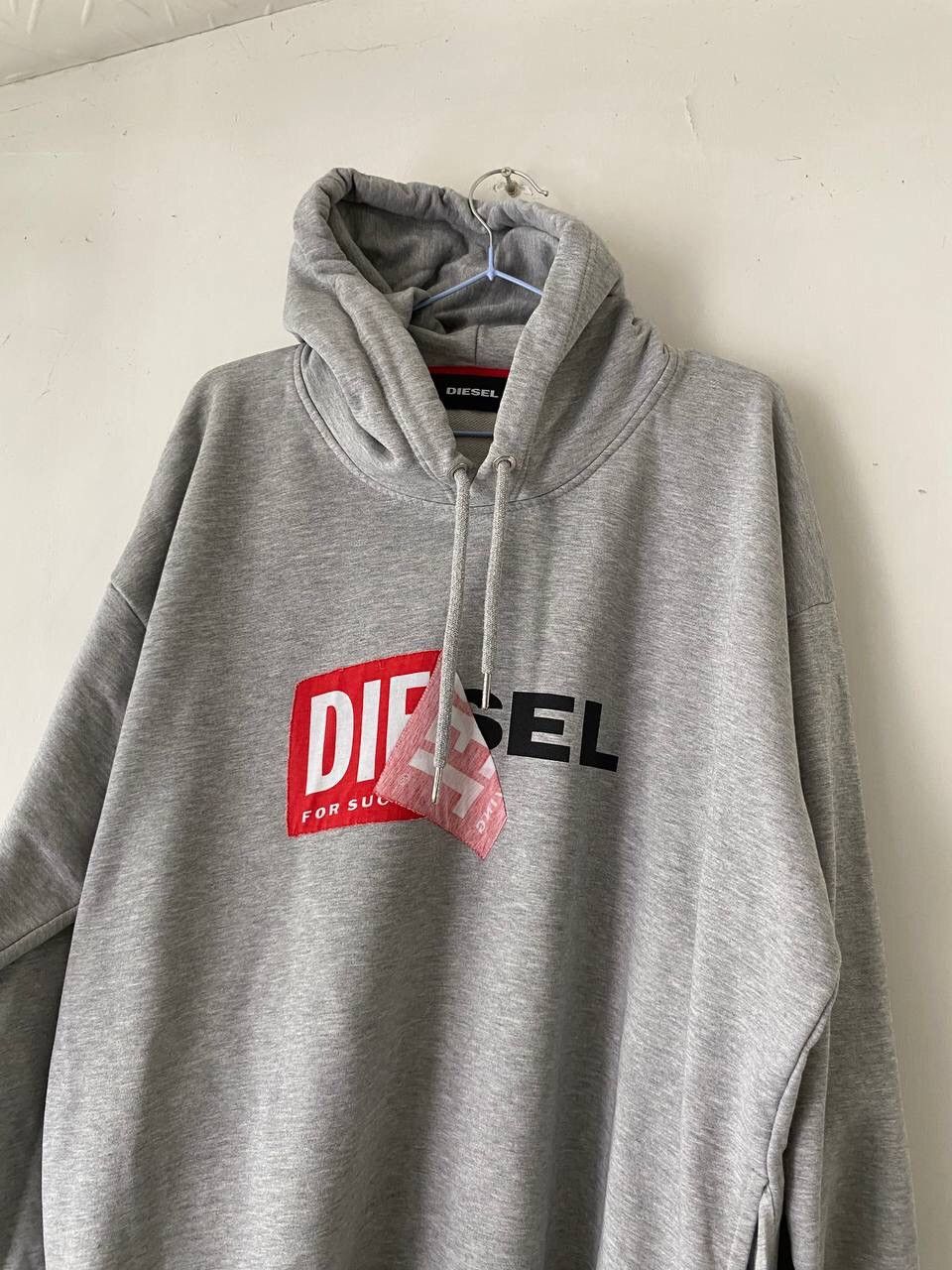 Diesel × Vintage Vintage Diesel Box Logo Hoodie Size US XL / EU 56 / 4 - 3 Thumbnail