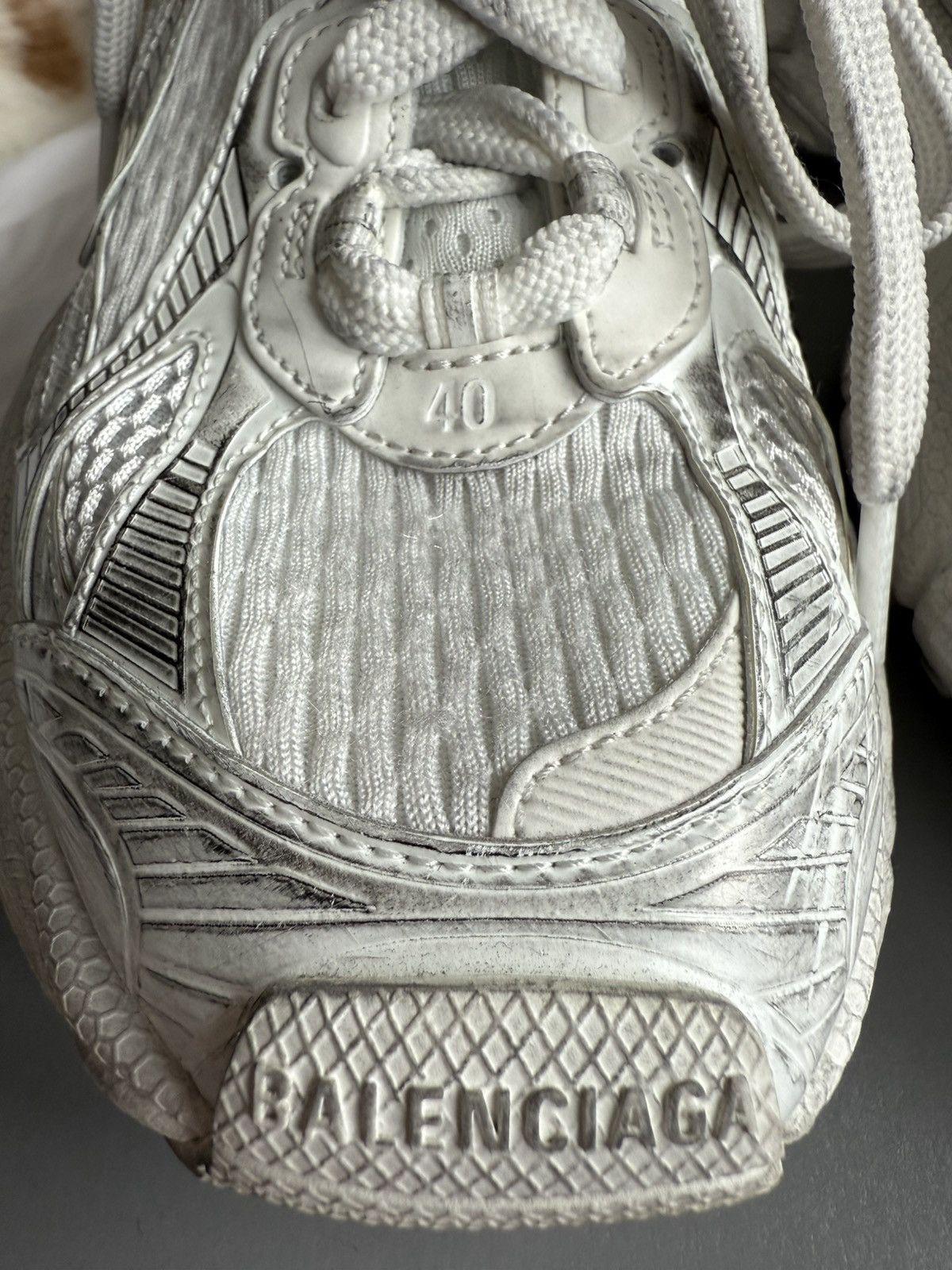 Balenciaga Balenciaga 3XL Sneaker in White Size US 7 / EU 40 - 5 Thumbnail