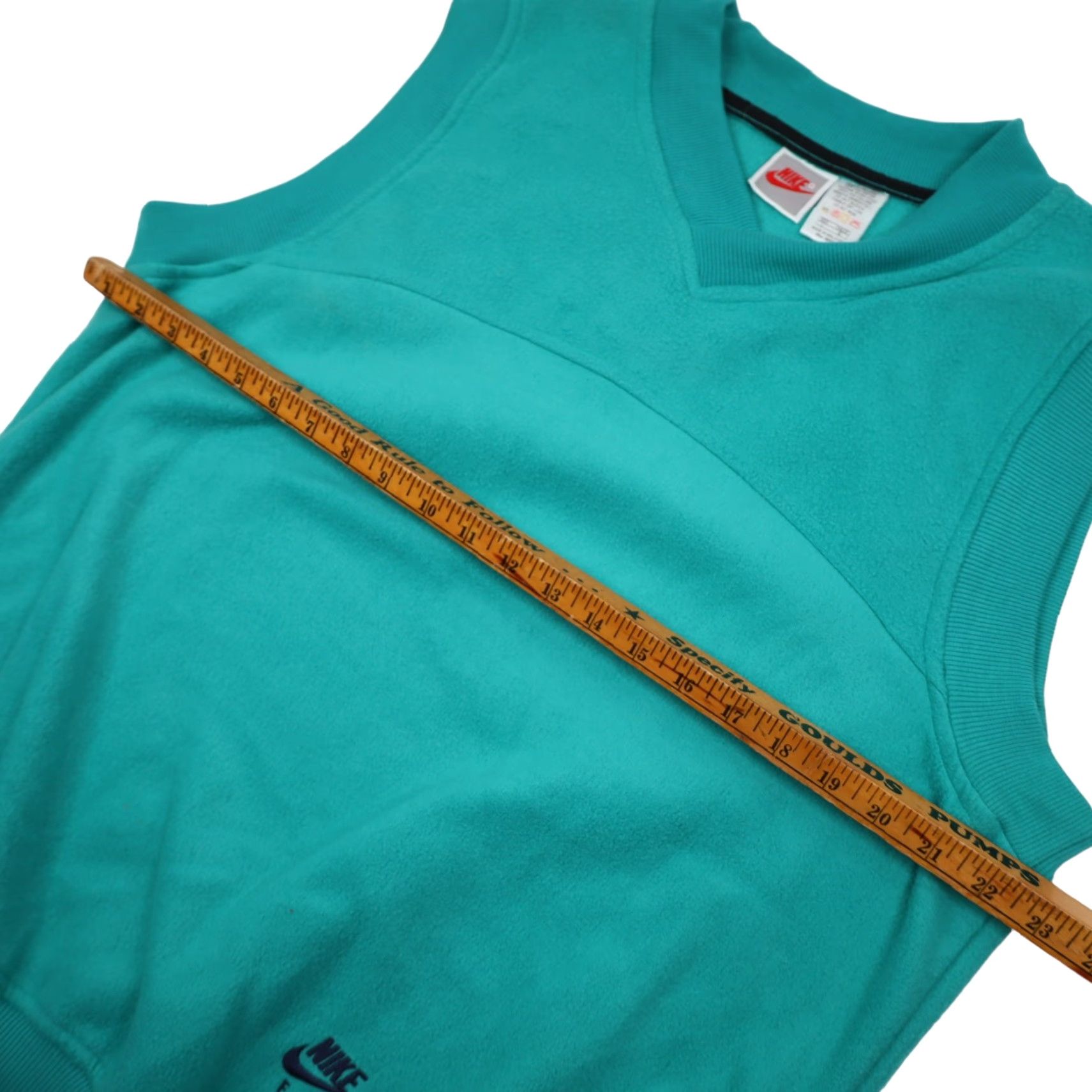 Nike VINTAGE Nike F.I.T. Mens Large Fleece Vest Blue Size US L / EU 52-54 / 3 - 5 Thumbnail
