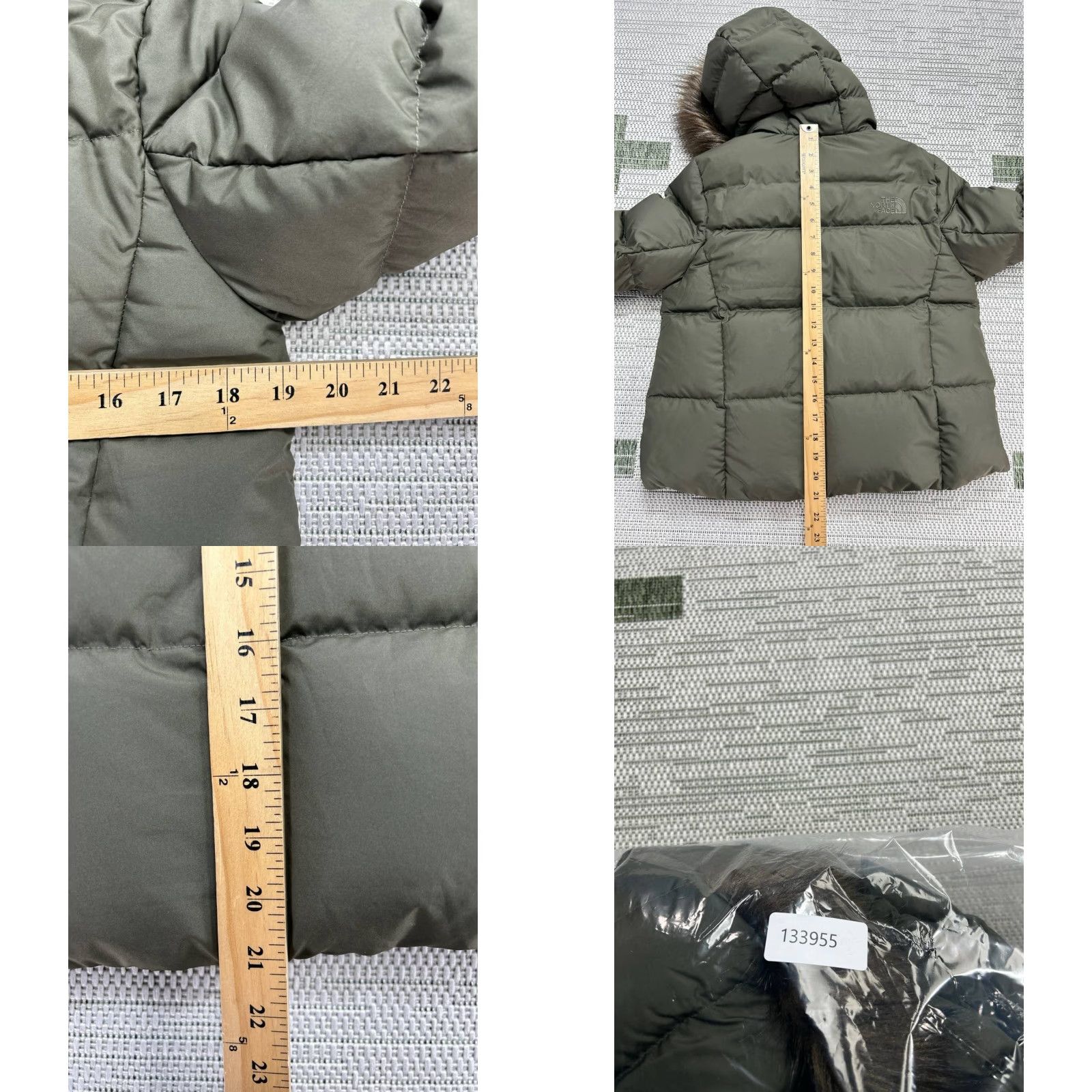 The North Face The North Face Jacket Womens Small Green 550 Down Insulated Full Zip Puffer Size S / US 4 / IT 40 - 8 Thumbnail