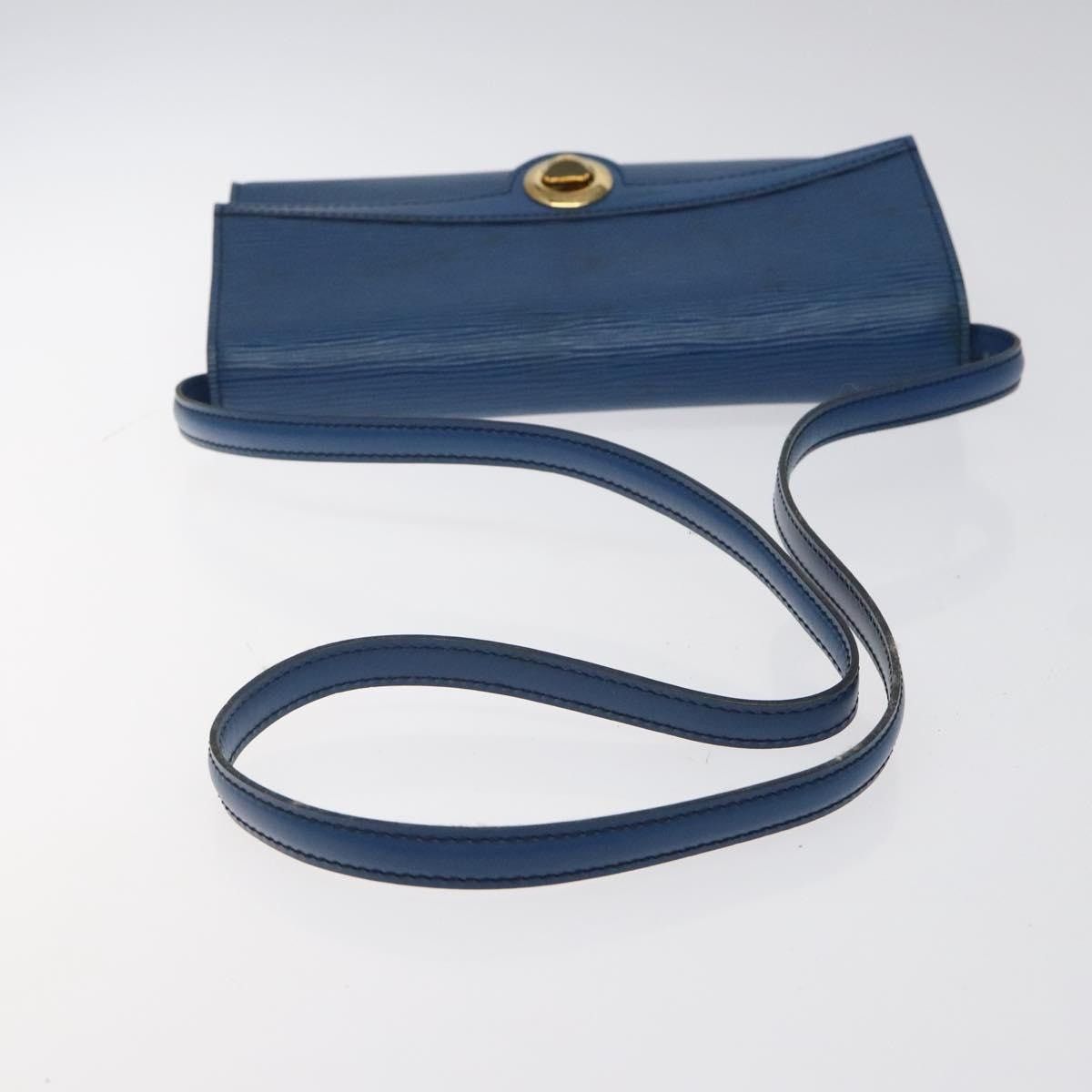 Louis Vuitton LOUIS VUITTON Epi Pochette Arche Shoulder Bag Blue M52575 Size ONE SIZE - 7 Thumbnail