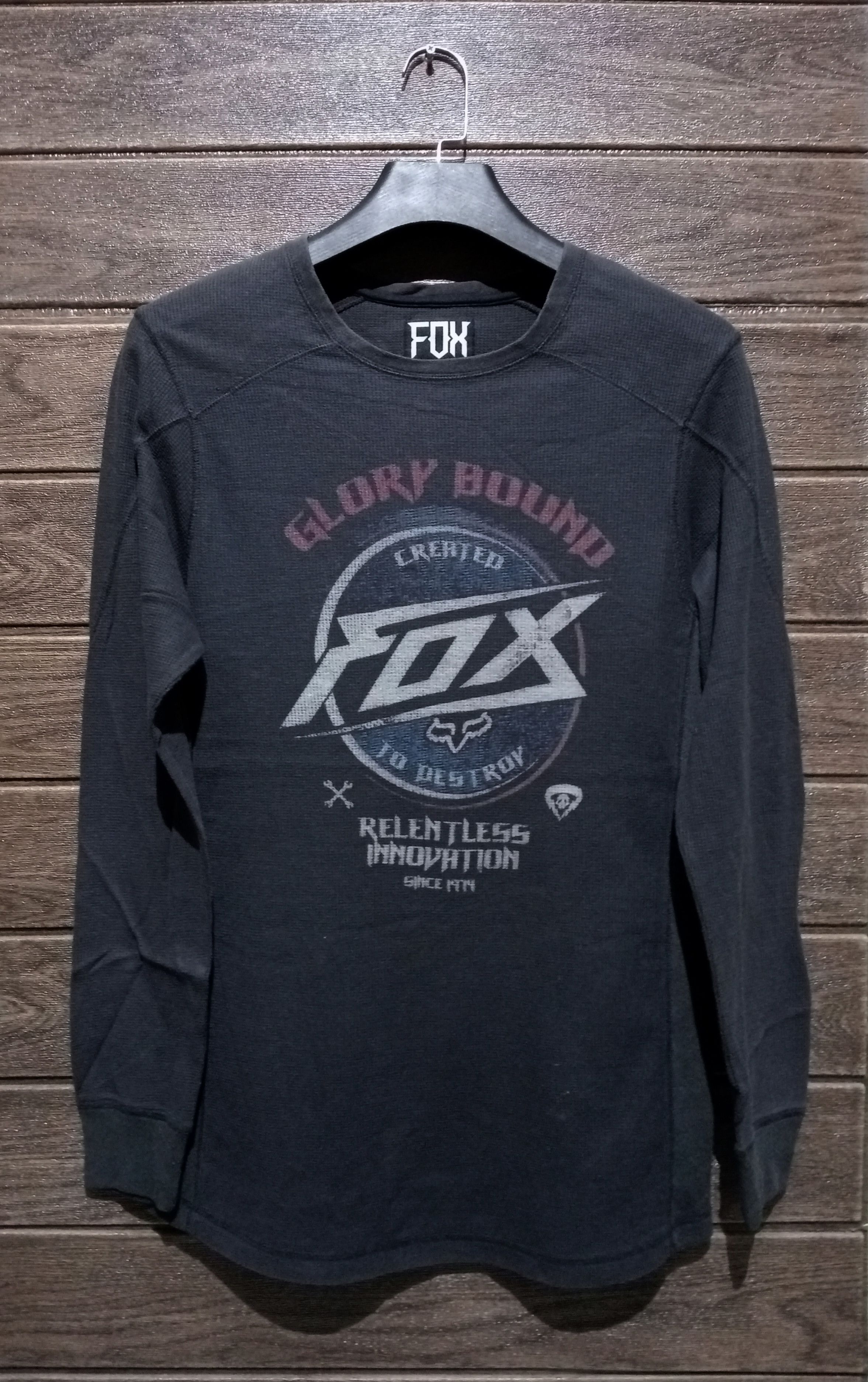 Fox Racing Vintage Fox Long Sleeve Tshirt Very Rare Size US M / EU 48-50 / 2 - 1 Thumbnail
