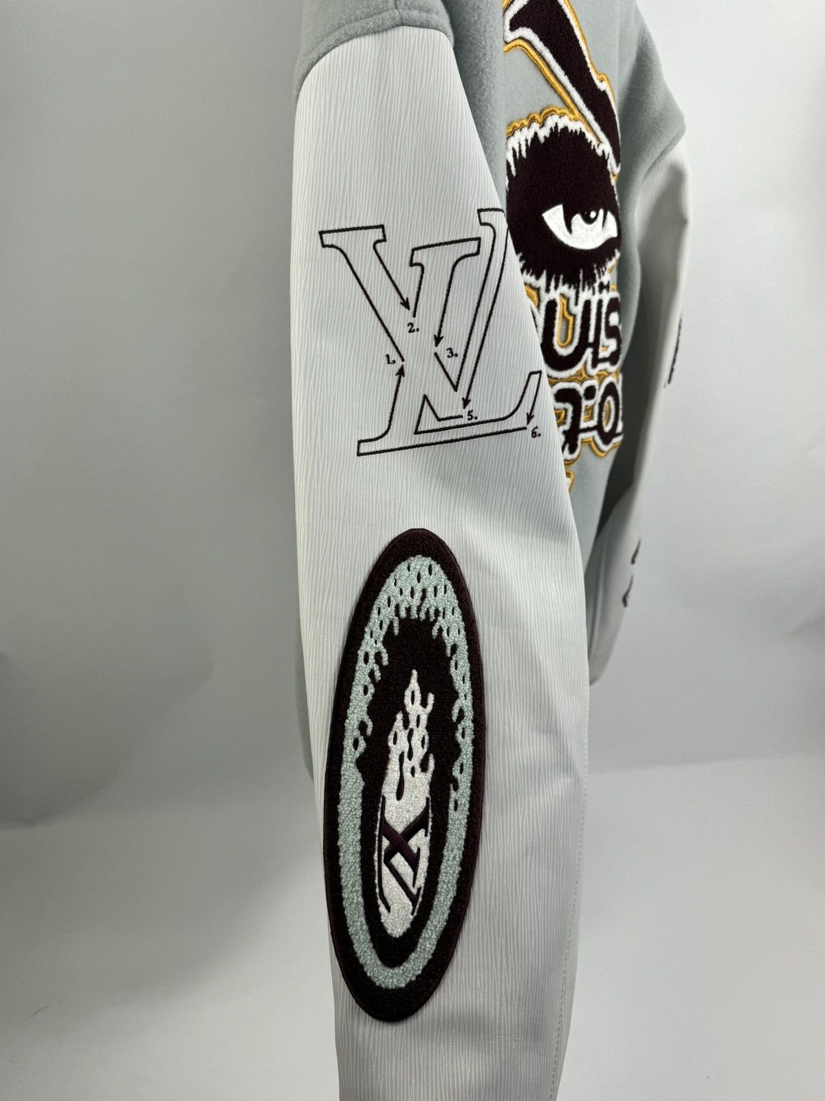 KidSuper LOUIS VUITTON X KIDSUPER STUDIOS VARSITY JACKET Size US XL / EU 56 / 4 - 7 Thumbnail