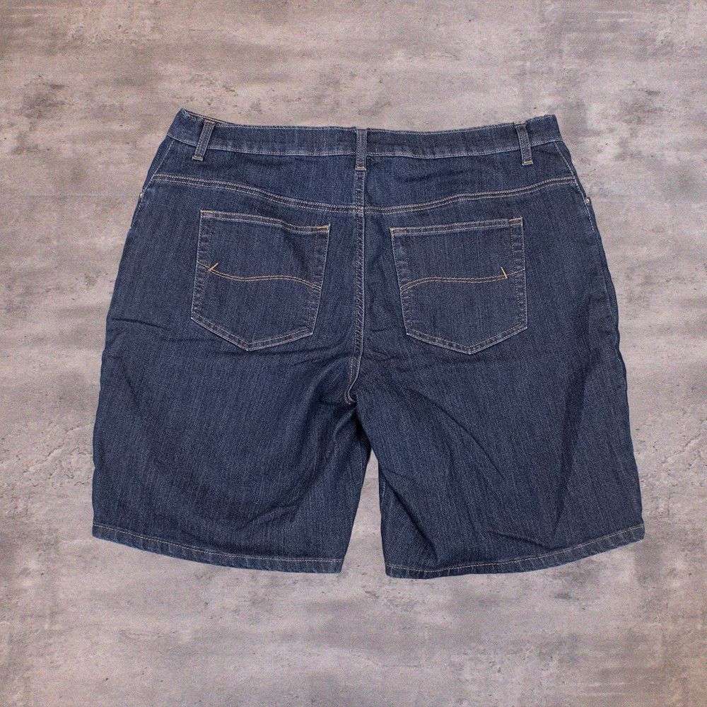 Lee Lee Relax Indigo Baggy Jean Denim Jorts Shorts Size US 38 / EU 54 - 1 Thumbnail