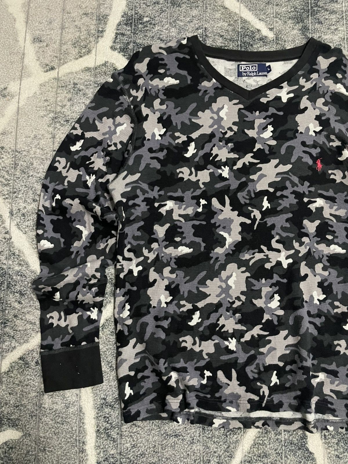 Polo Ralph Lauren POLO RALPH LAUREN CAMO SWEATSHIRT V NECK Size US L / EU 52-54 / 3 - 2 Thumbnail