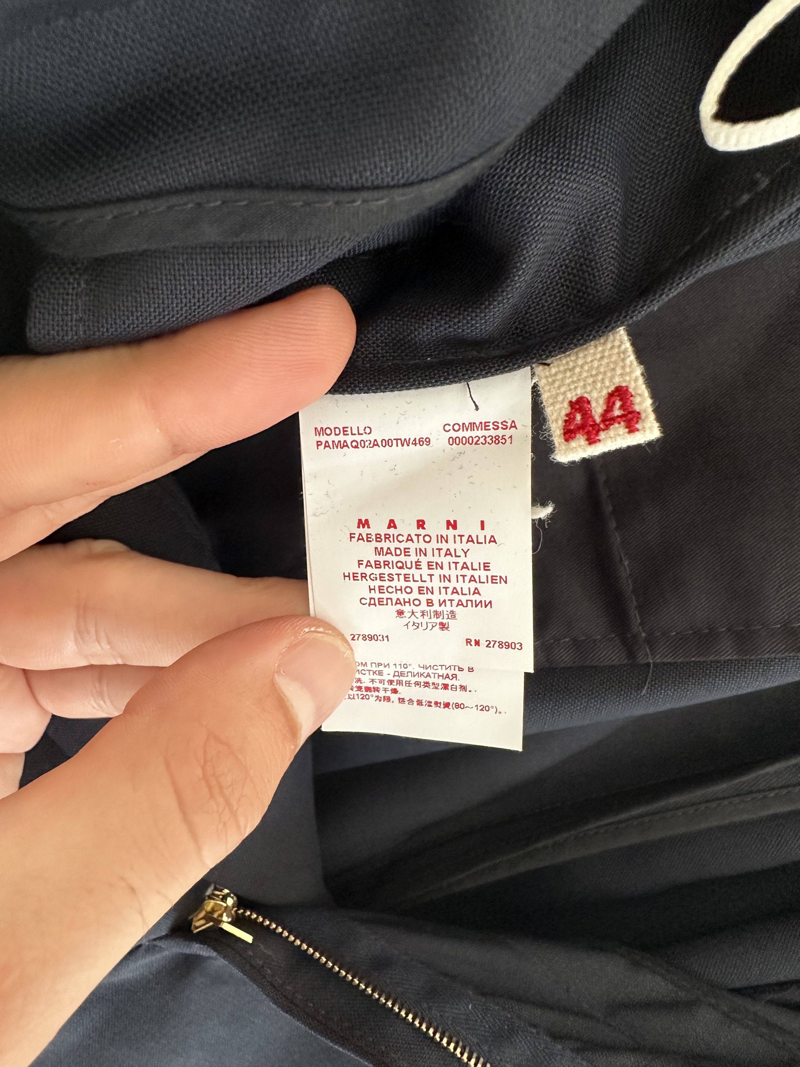 Marni Drawstring waist Tailored Trousers Size US 28 / EU 44 - 8 Thumbnail