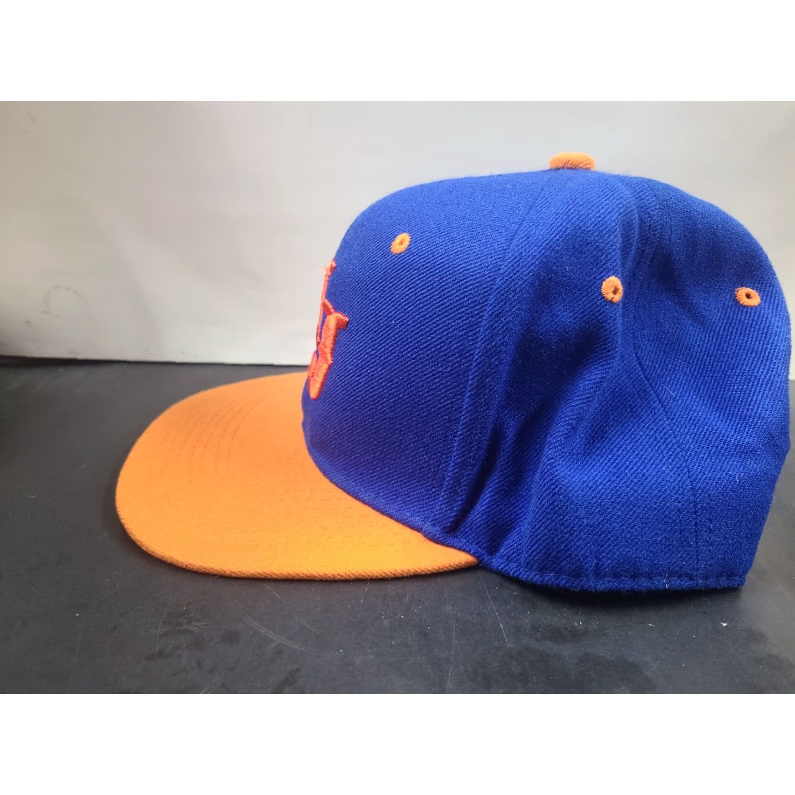 MLB VINTAGE muka NJ Jersey Snapback cap Baseball Cap Men One Size Blue Orange Adjustable Lightweight Breathable 90s Sports Size US M / EU 48-50 / 2 - 4 Thumbnail